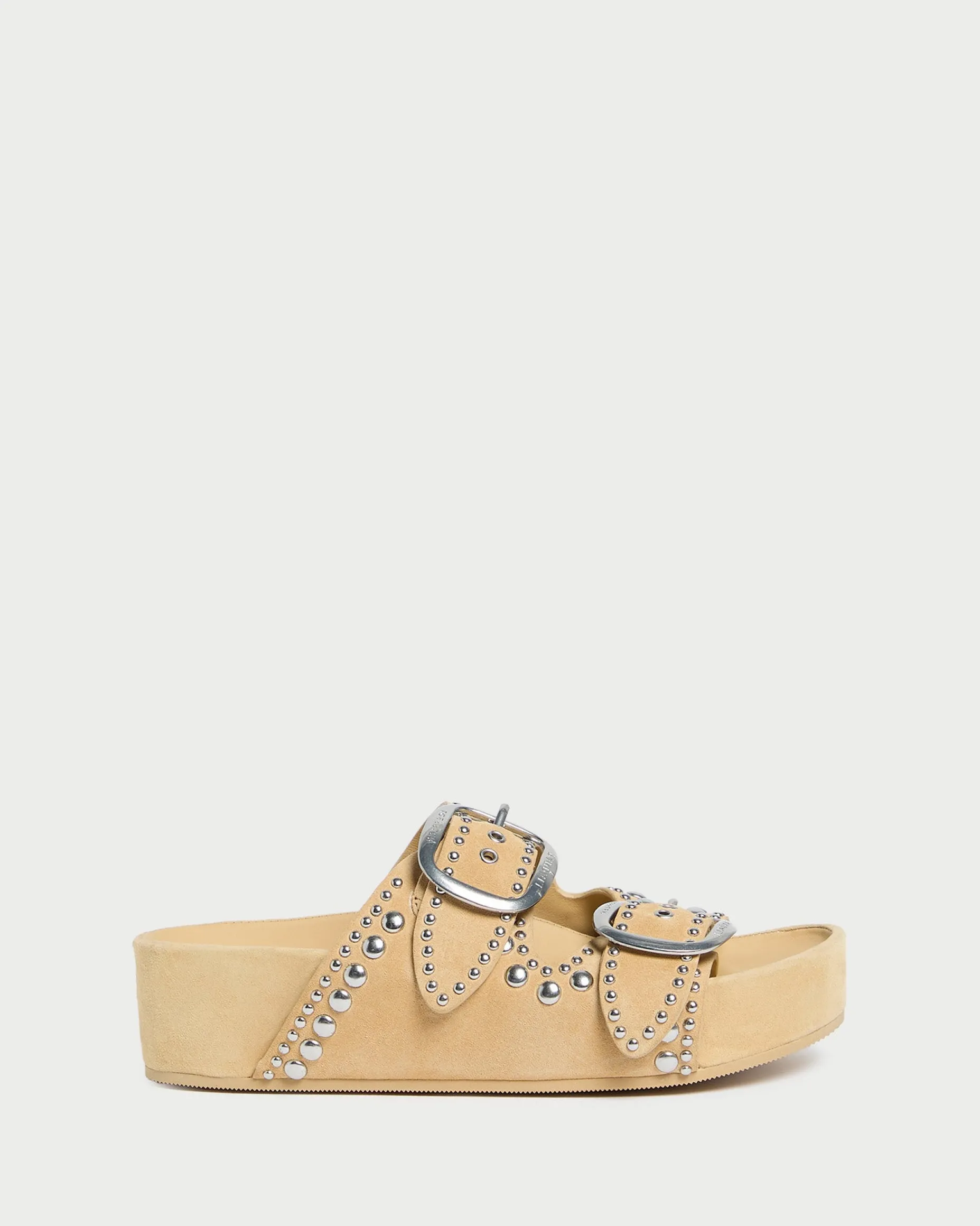 Jack Saffron Suede Studded Sandal
