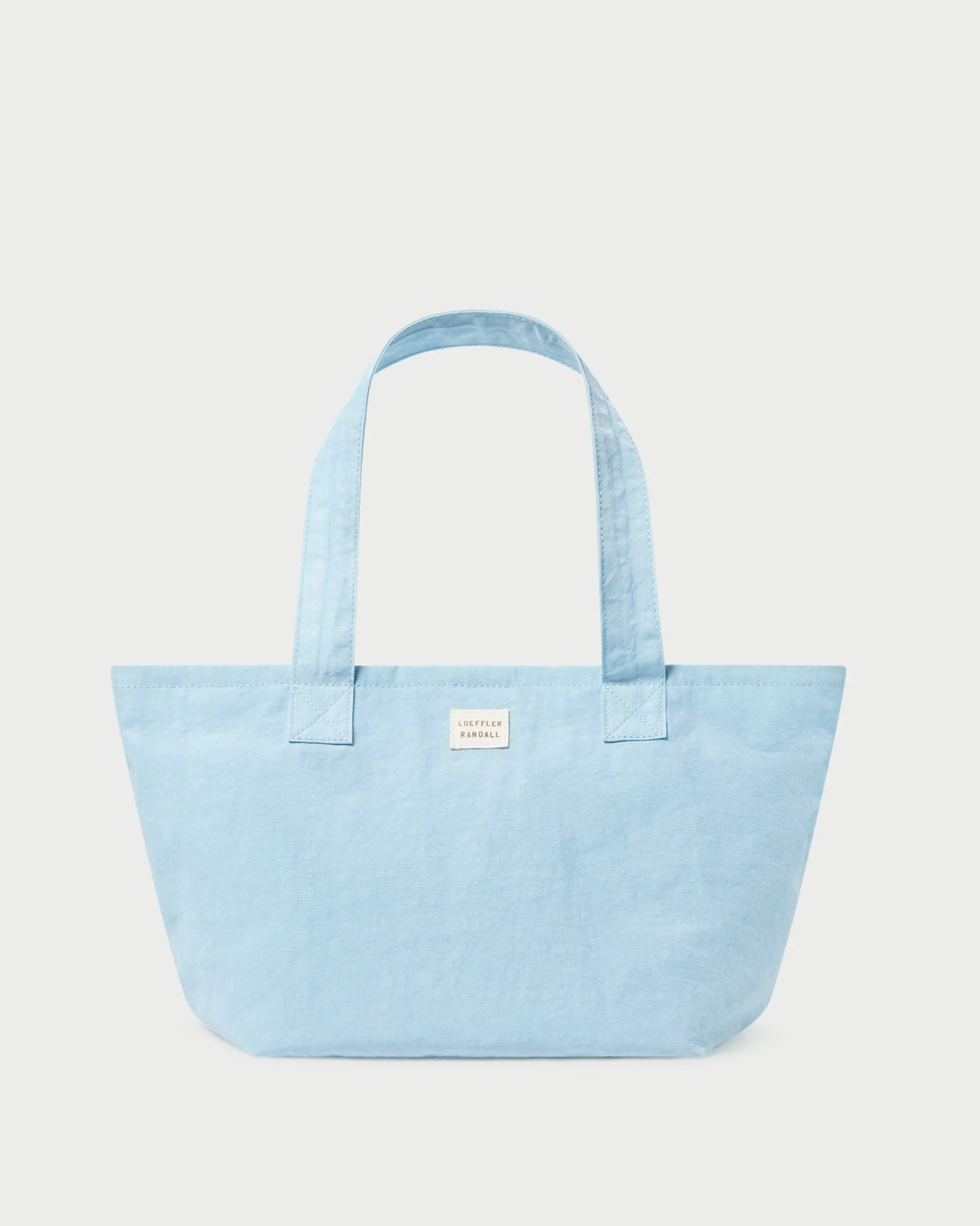 Ellis Green Stripe Packable Tote