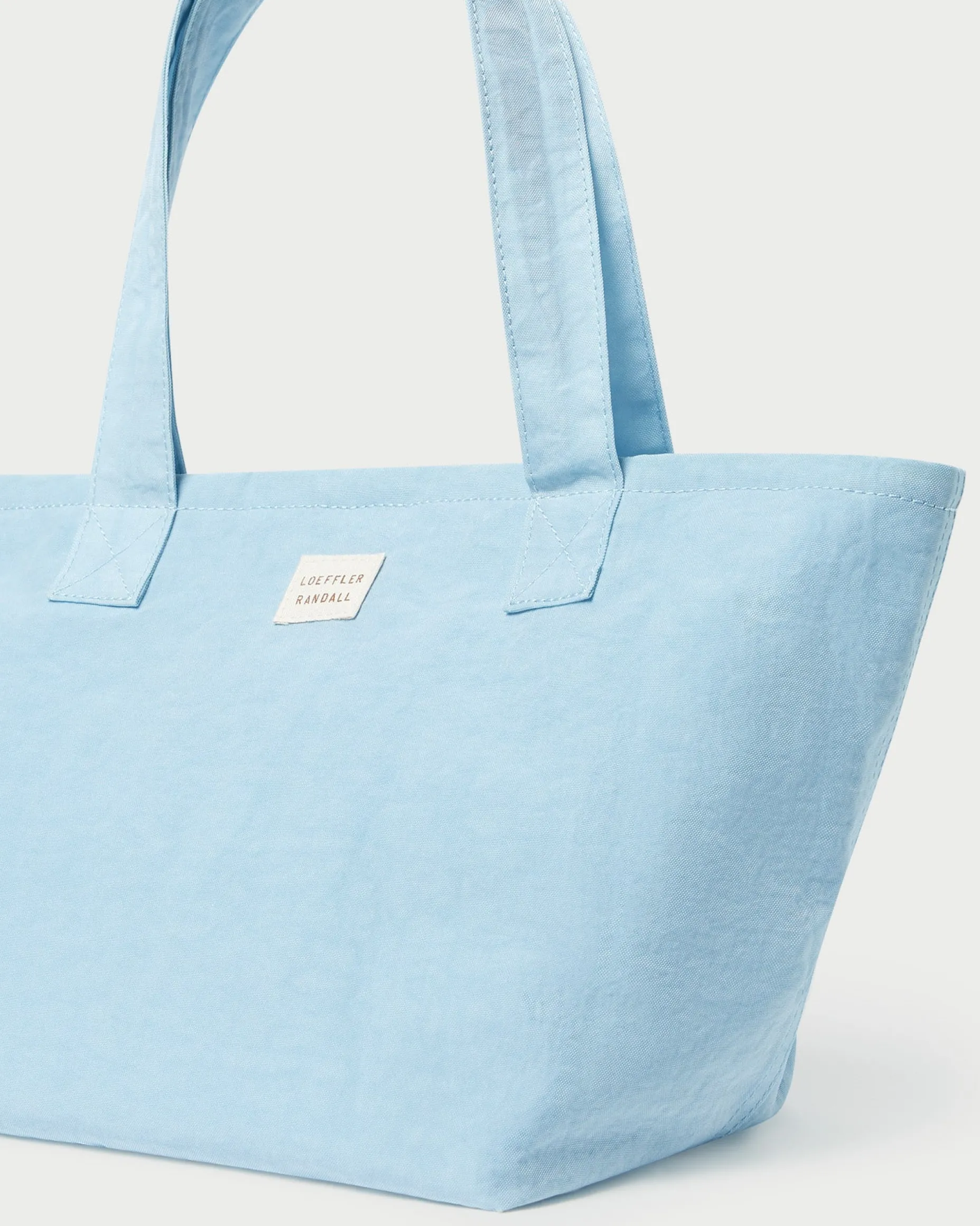 Ellis Green Stripe Packable Tote