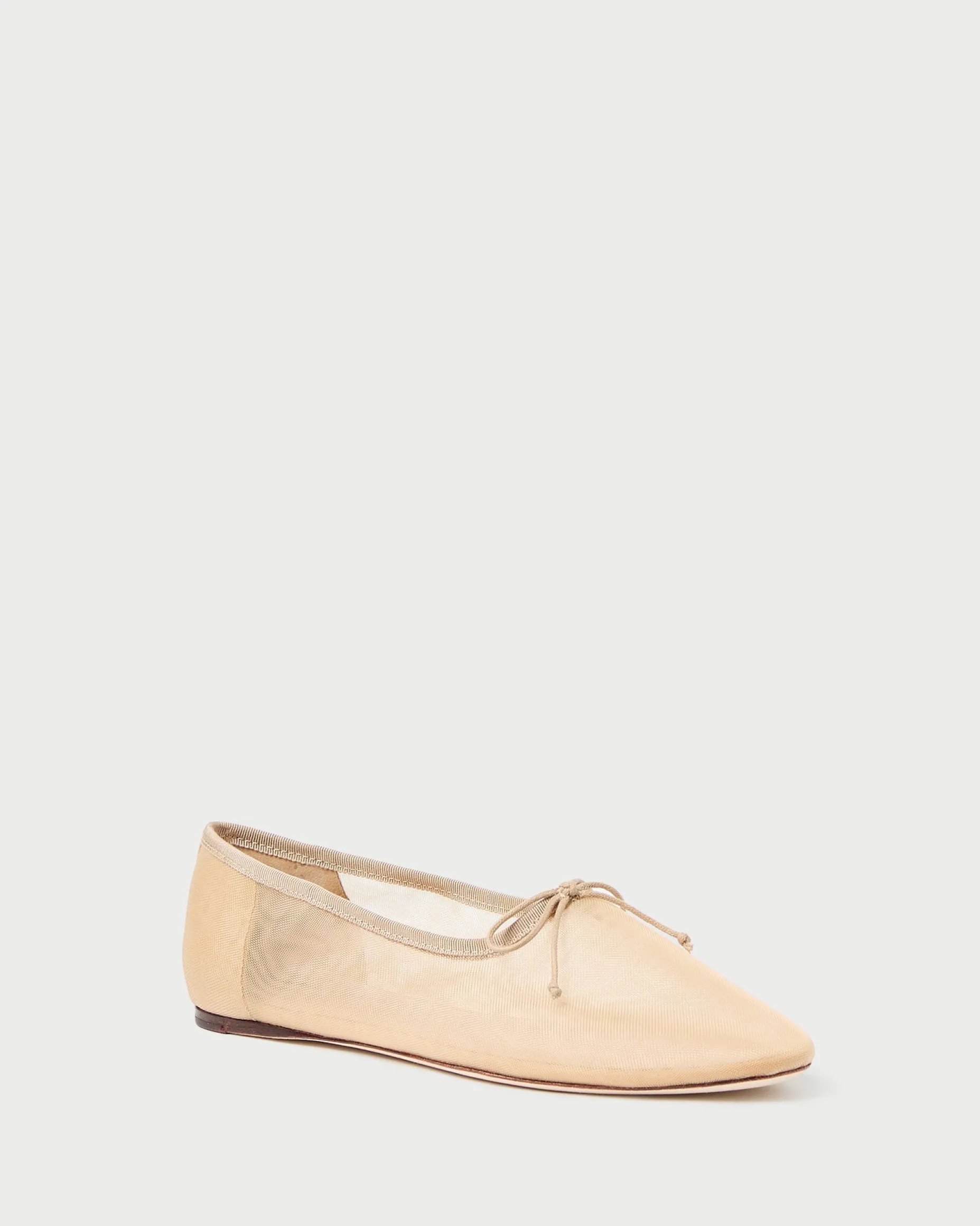 Landon Caramel Mesh Ballet Flat