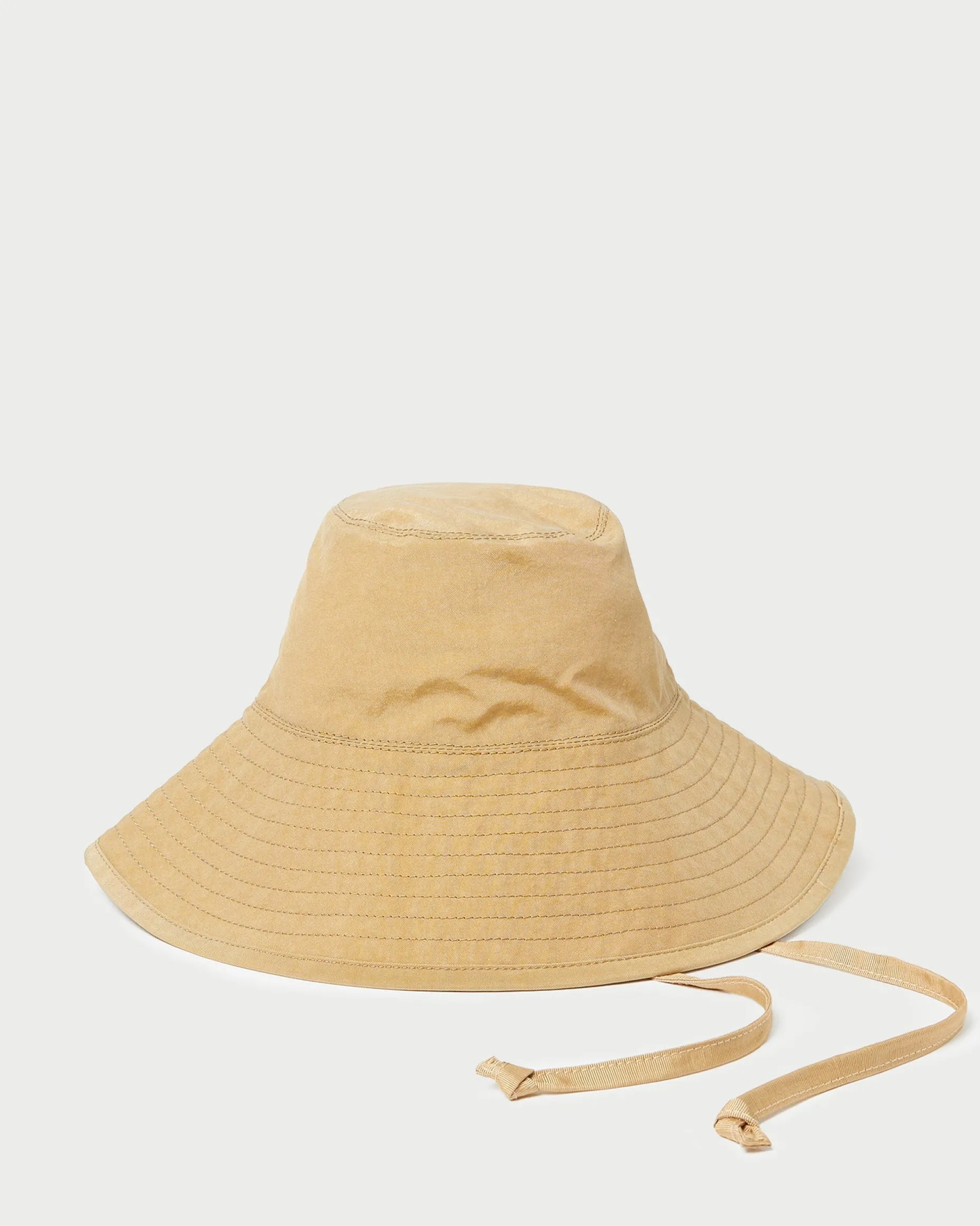 Hannah Parchment Nylon Bucket Hat