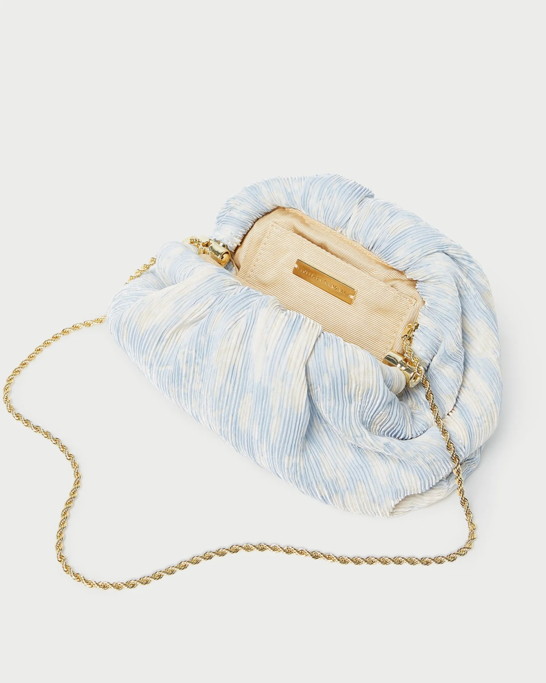 Bailey Blue/Crystal Dome Clutch