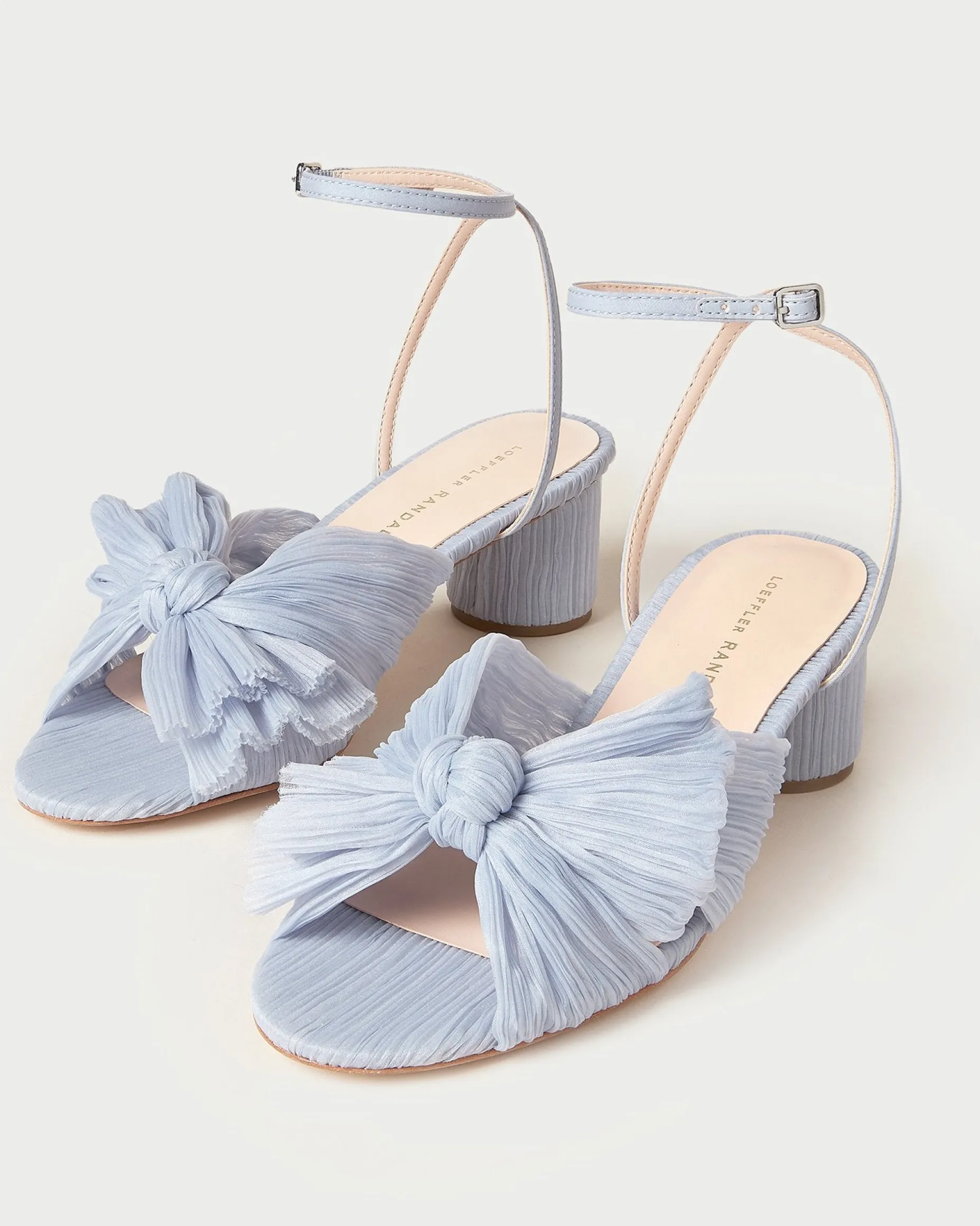 Dahlia White Lace Bow Heel