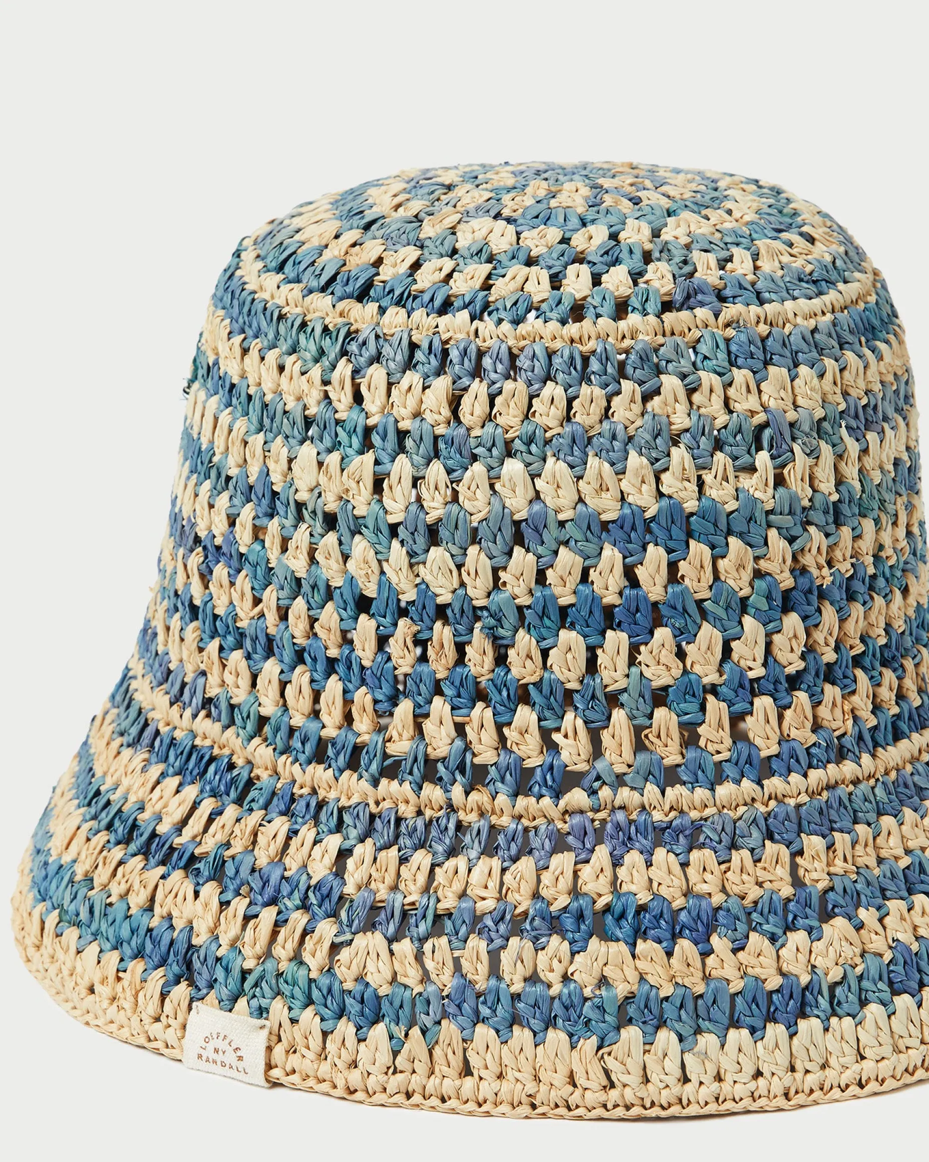 Jocelyn Blue/Natural Bucket Hat