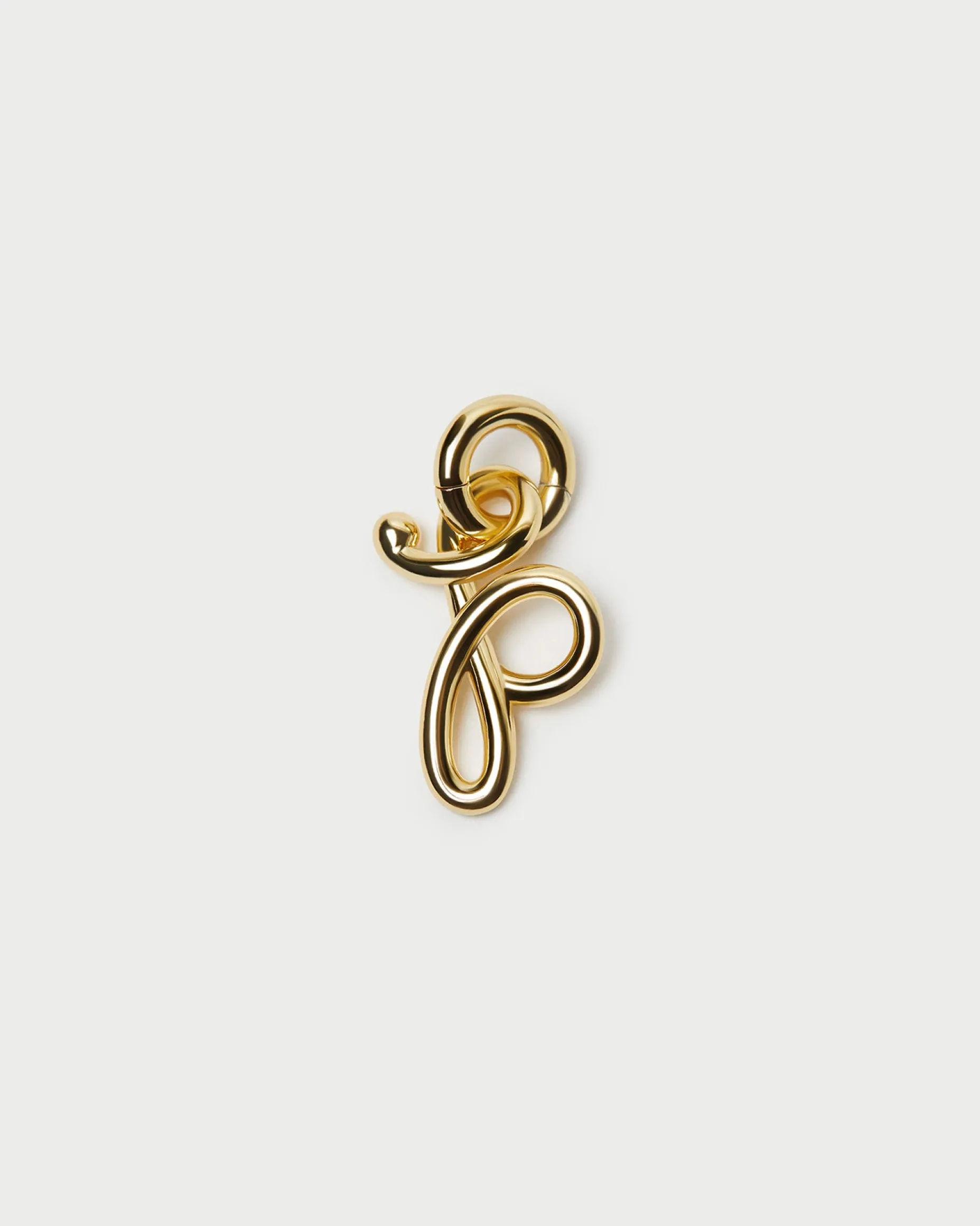 Small Gold Letter "R" Charm
