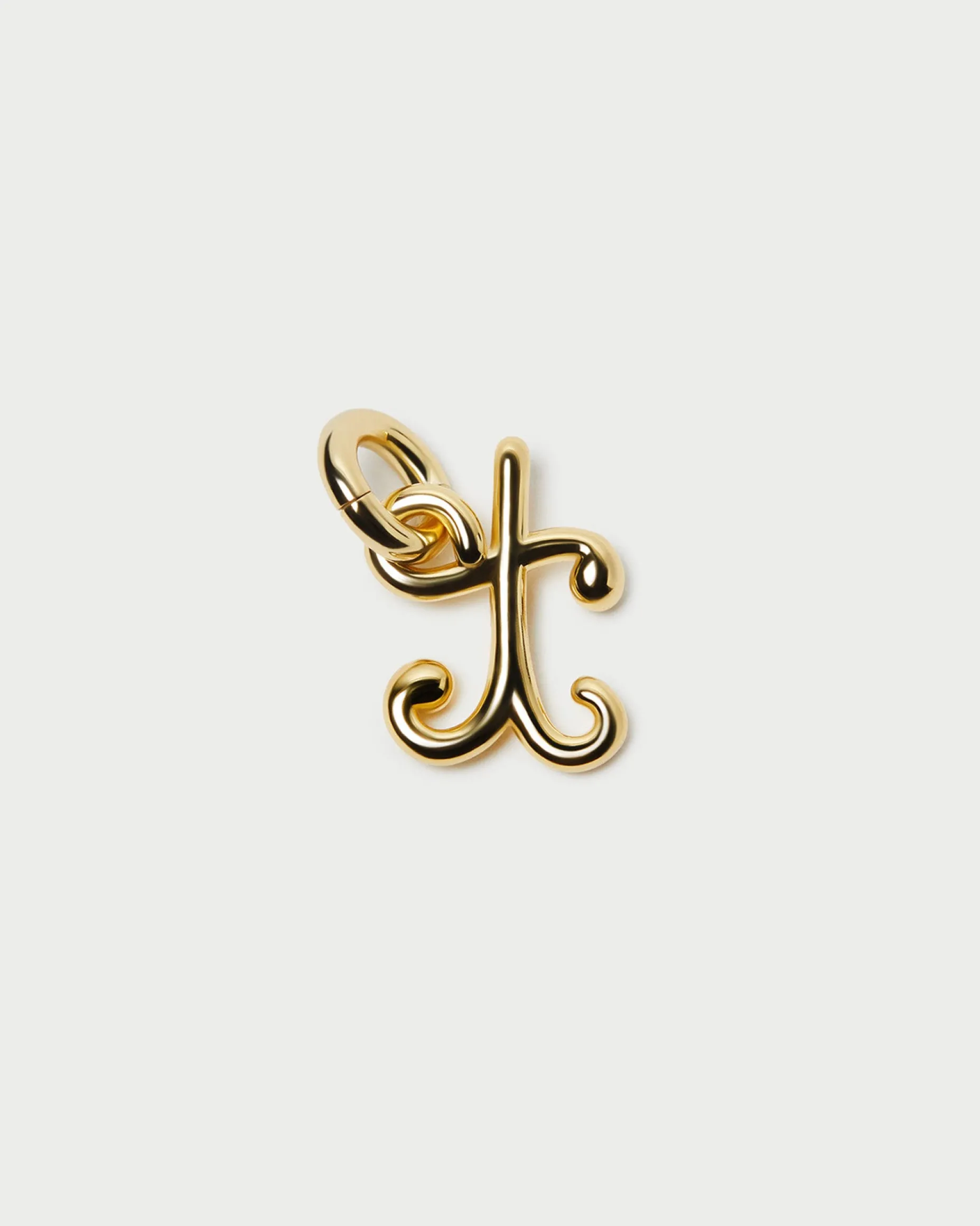 Small Gold Letter "R" Charm