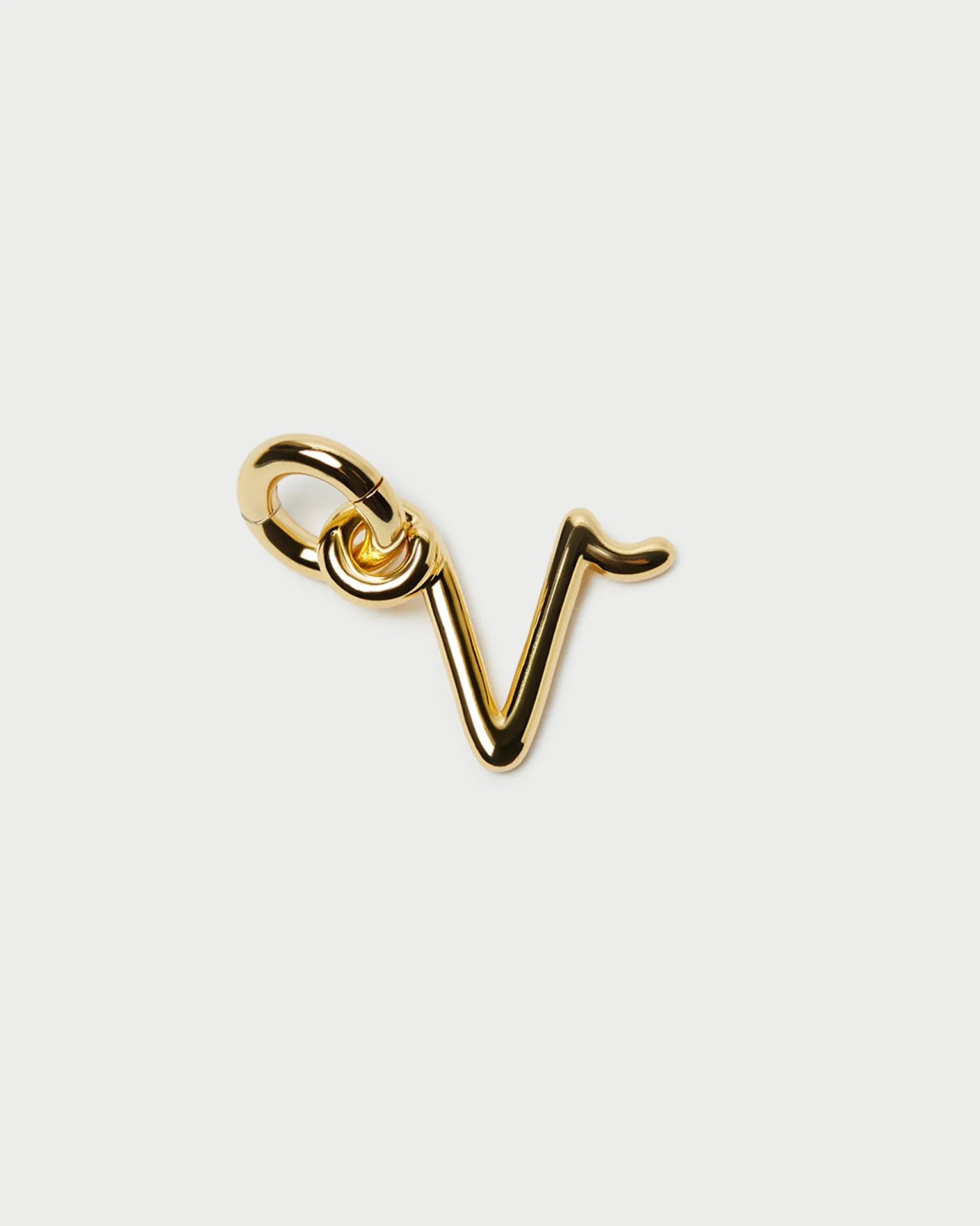 Small Gold Letter "R" Charm