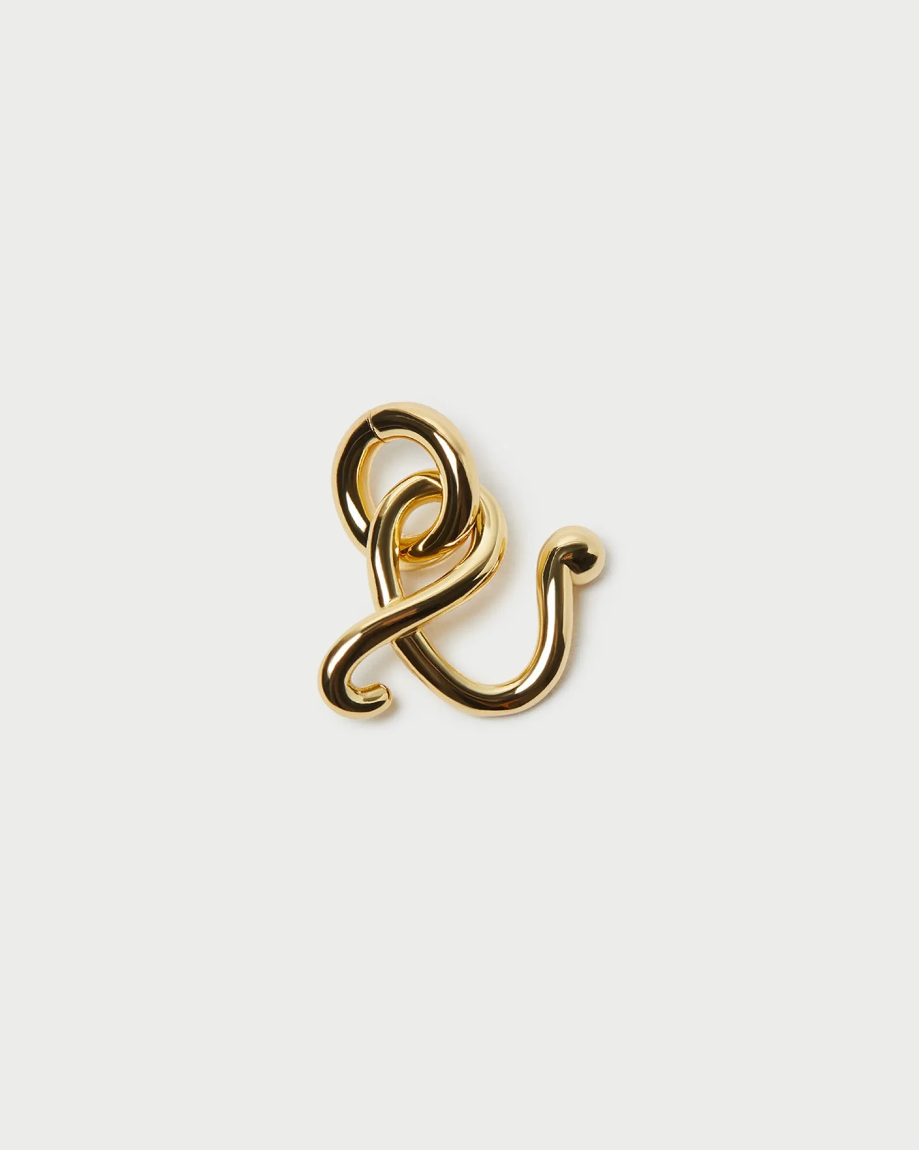 Small Gold Letter "R" Charm