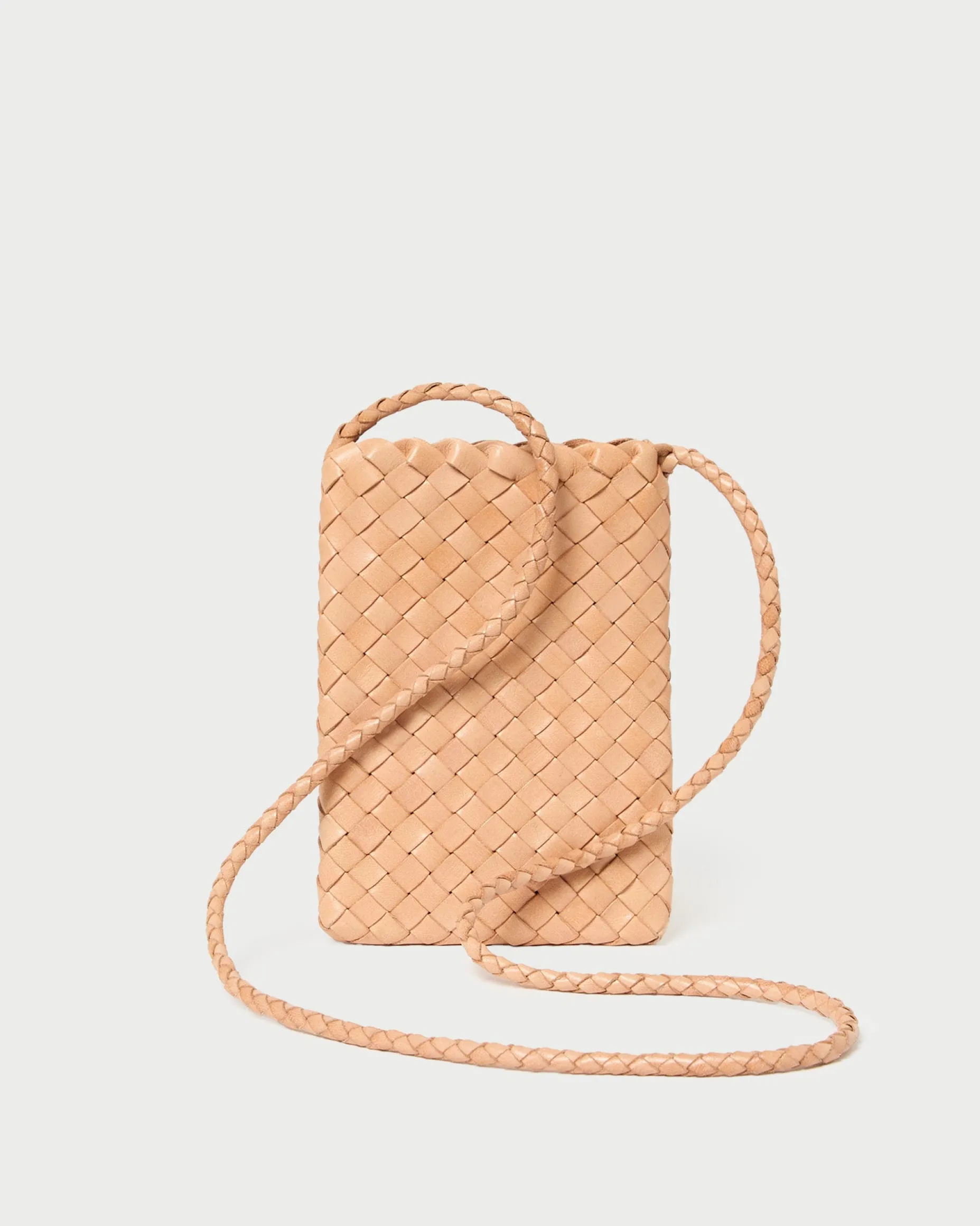 Grace Emerald Woven Crossbody