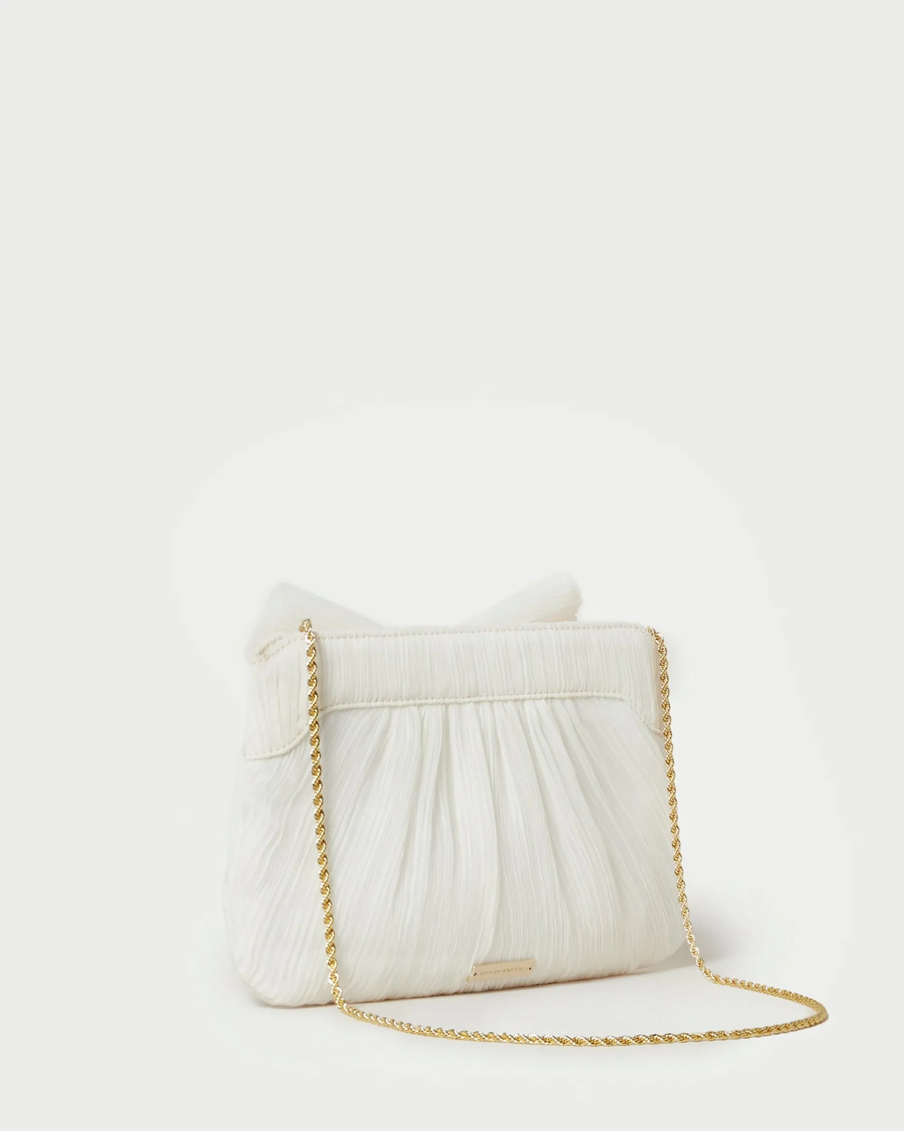 Rayne Pearl Bow Clutch