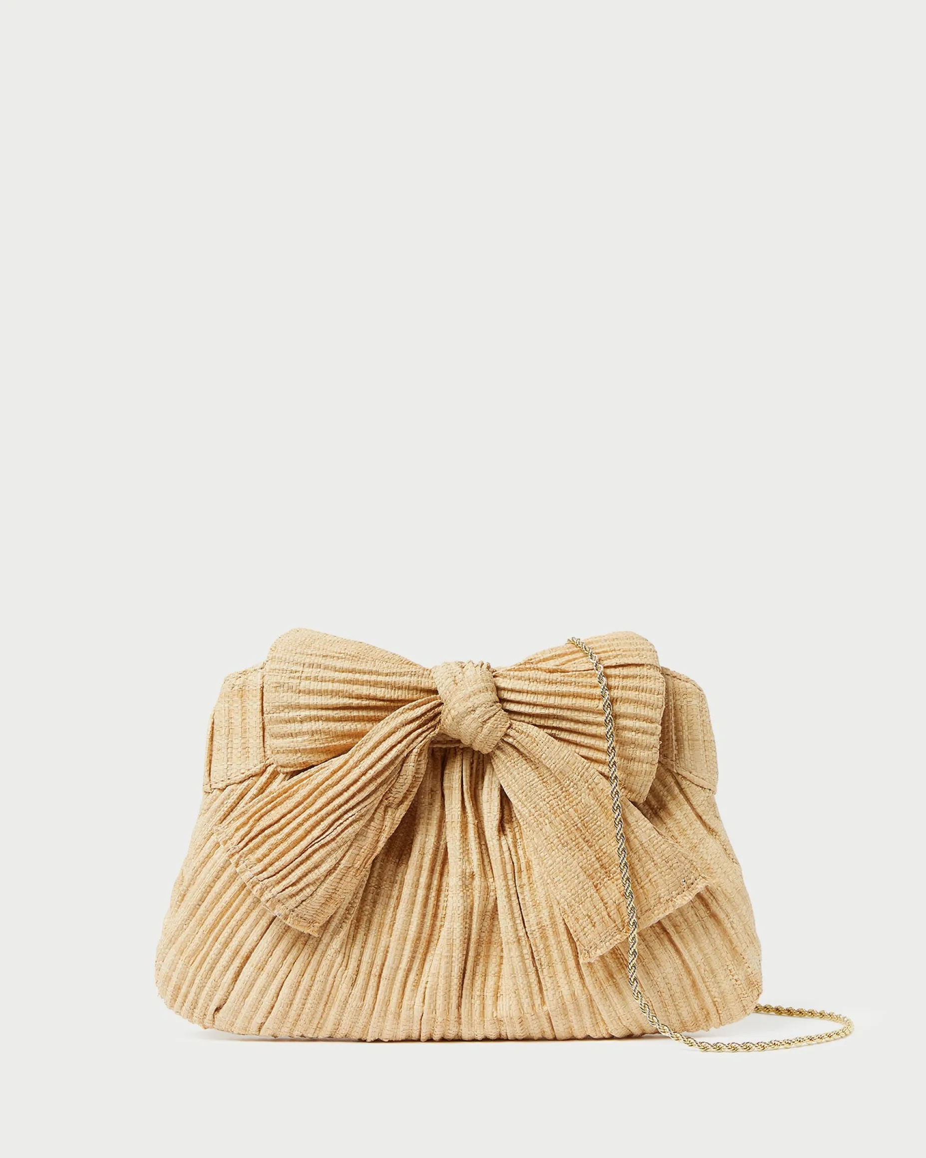 Rayne Pearl Bow Clutch