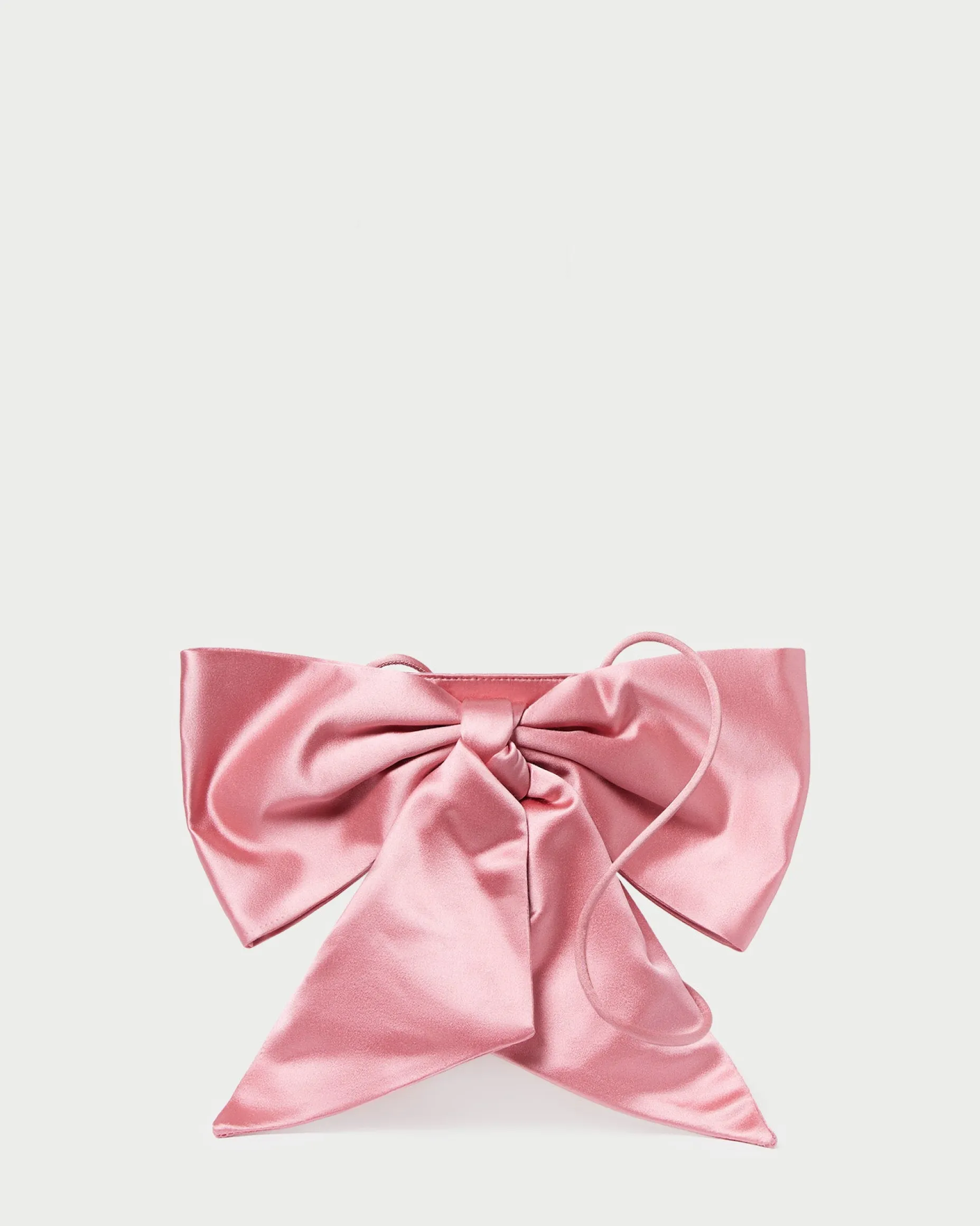 Violet Rose Satin Bow Crossbody