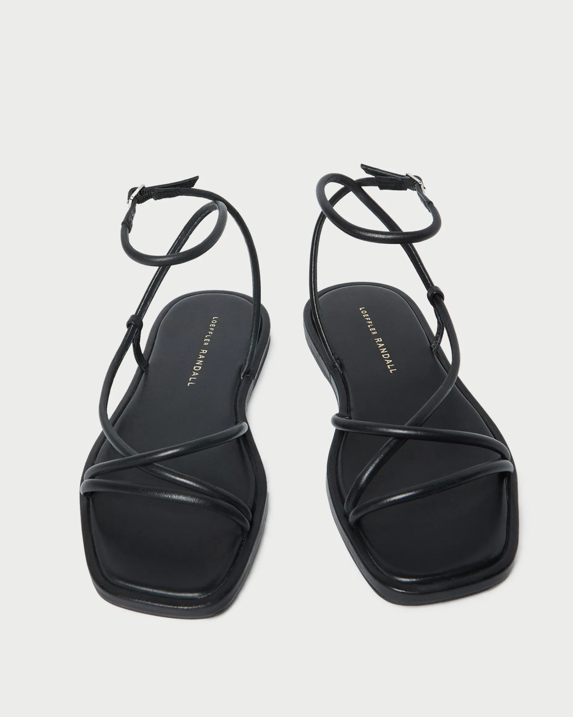 Noor Timber Leather Flat Sandal