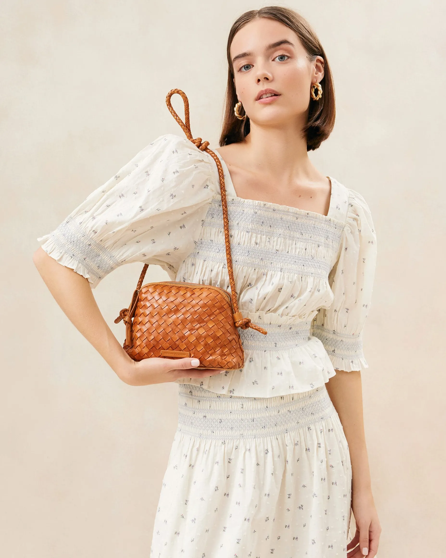 Marybeth Timber Woven Crossbody