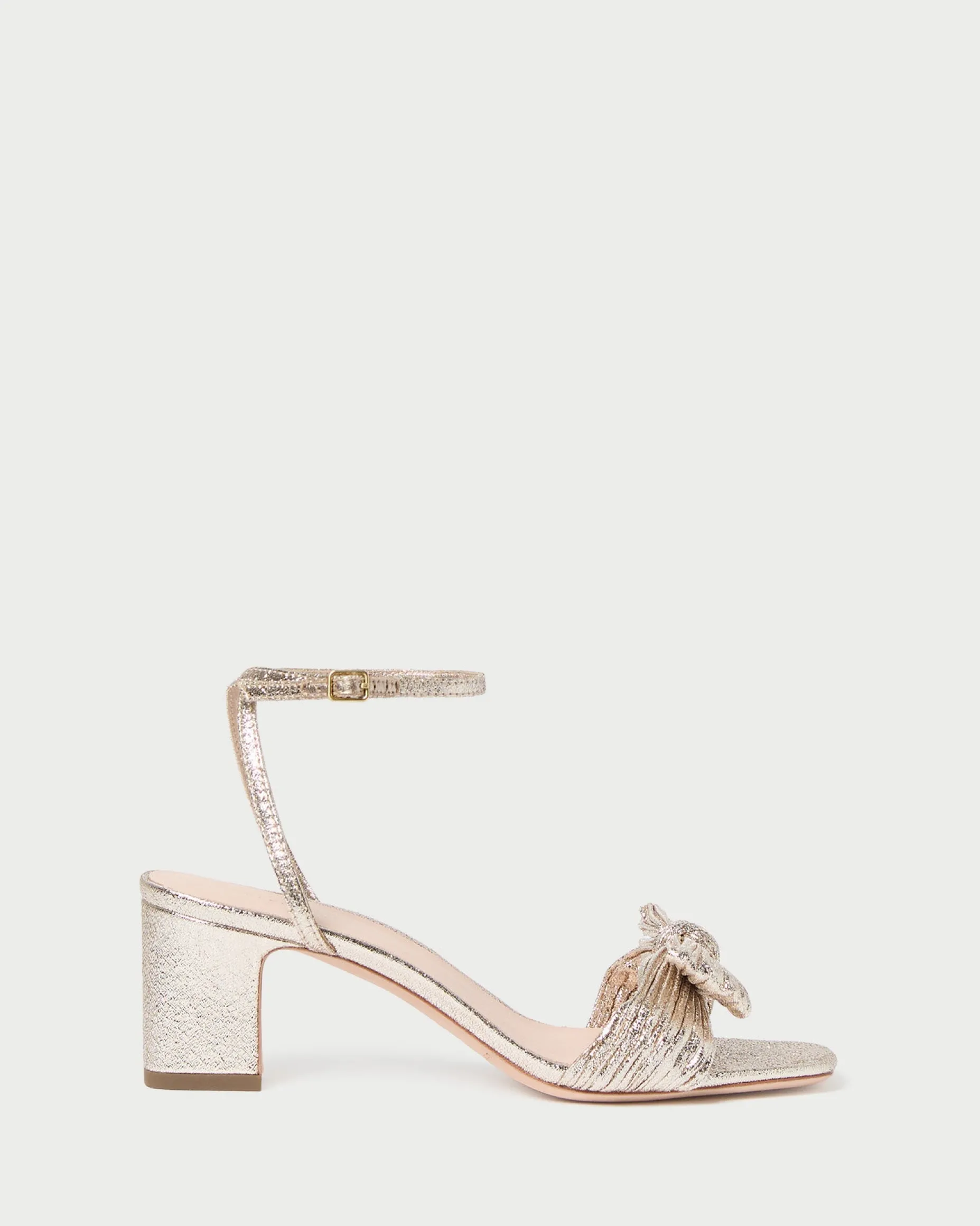 Kimora Pearl Pleated Bow Heel