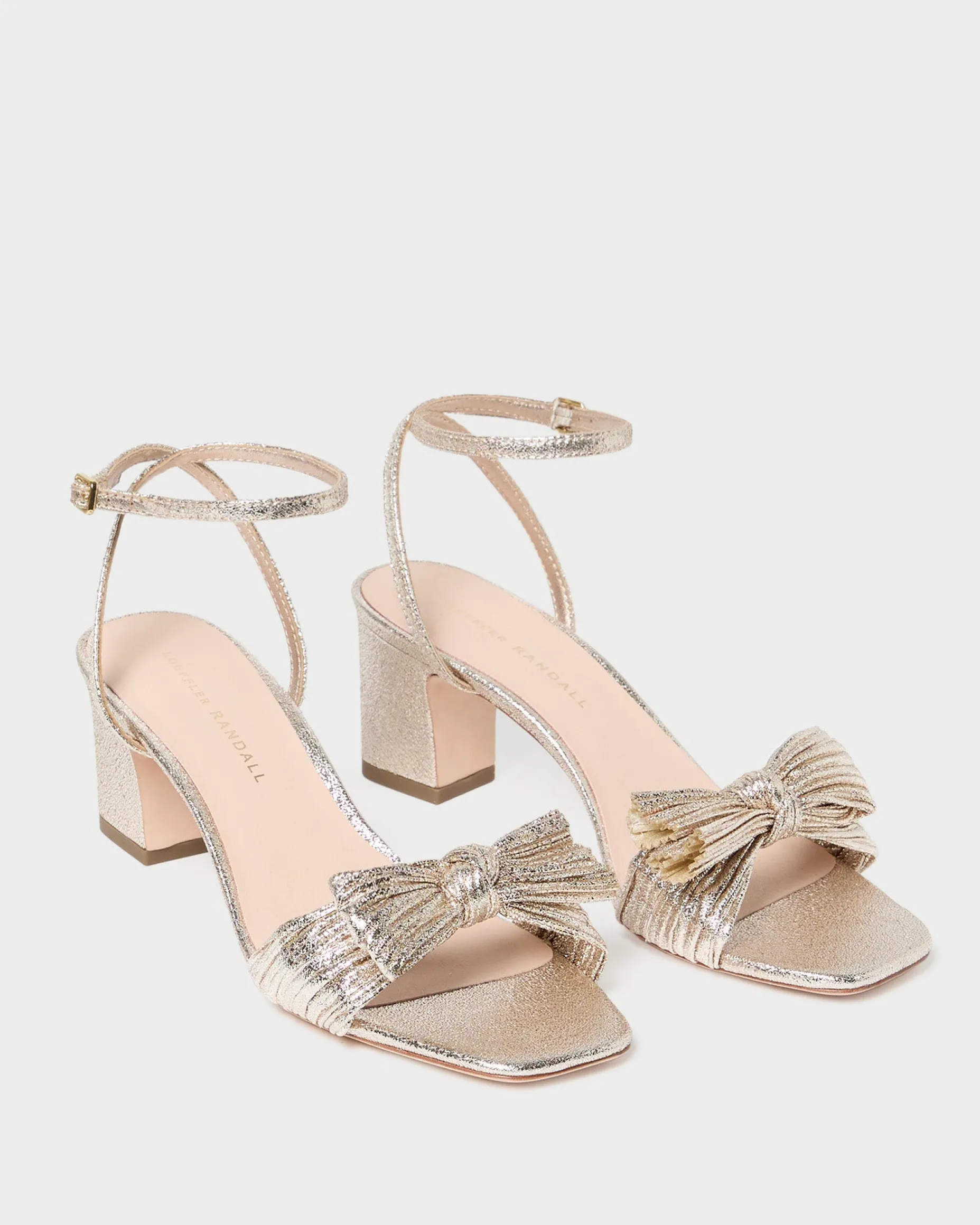 Kimora Pearl Pleated Bow Heel