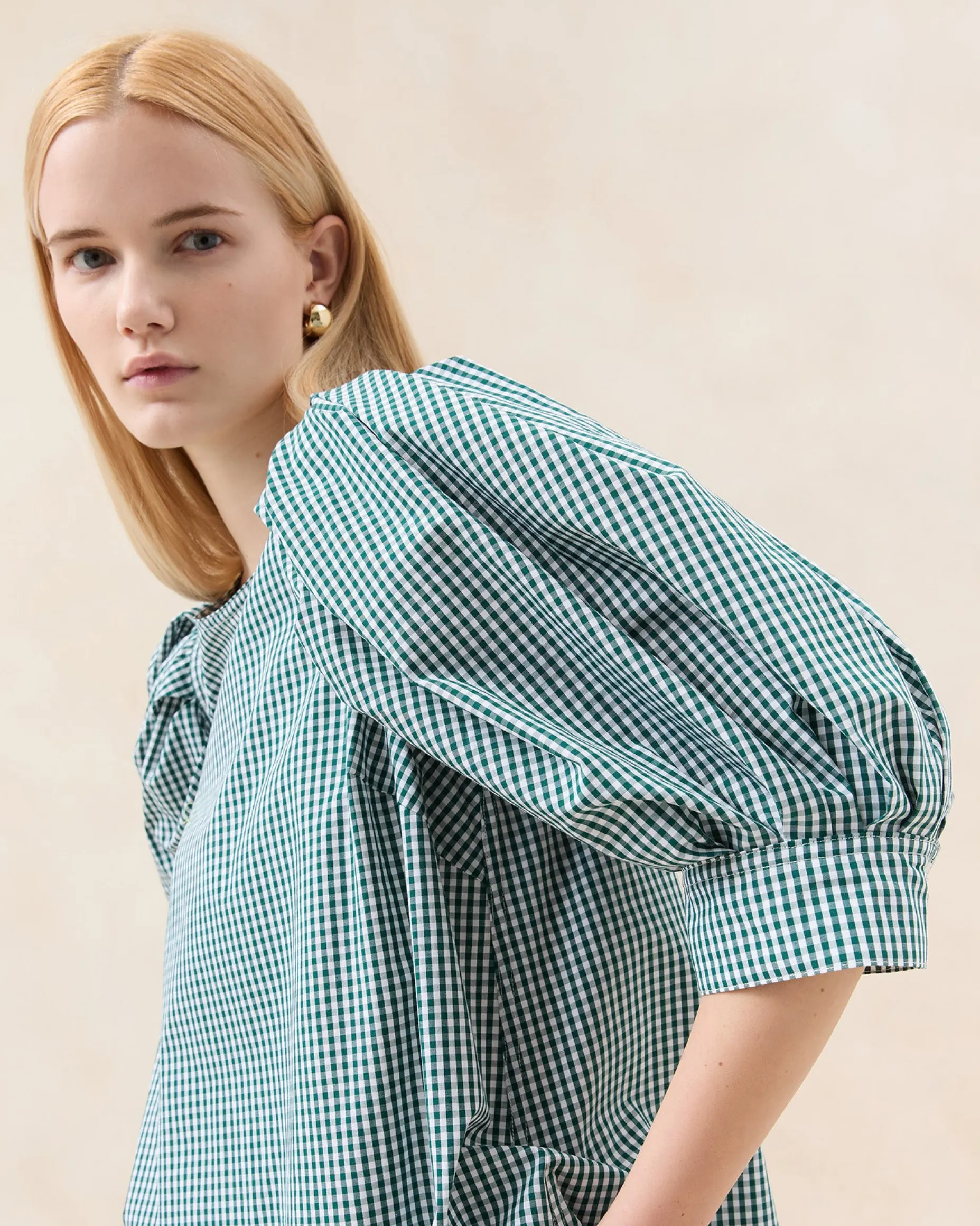 Maxwell Green Gingham Dress