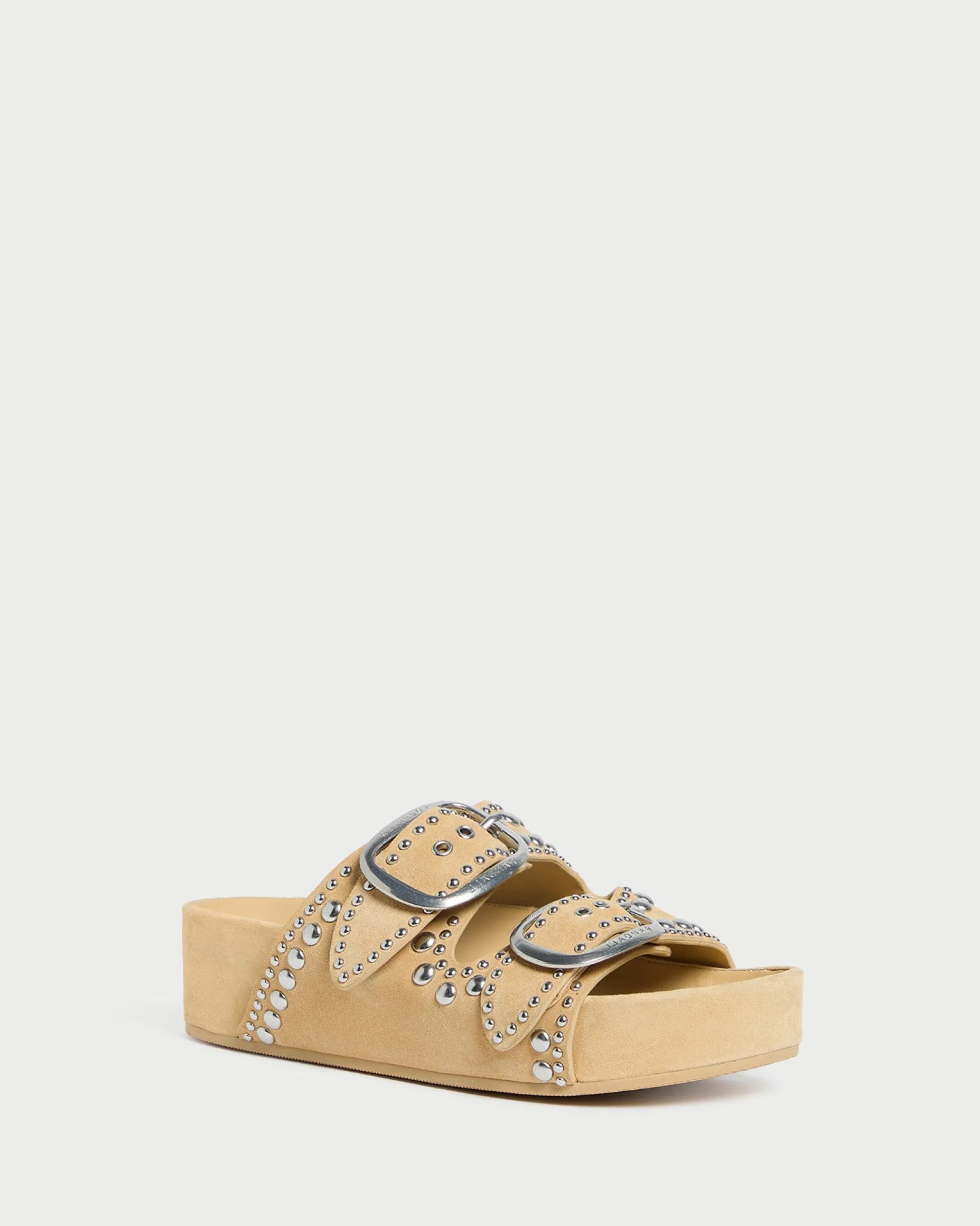 Jack Espresso Leather Studded Sandal