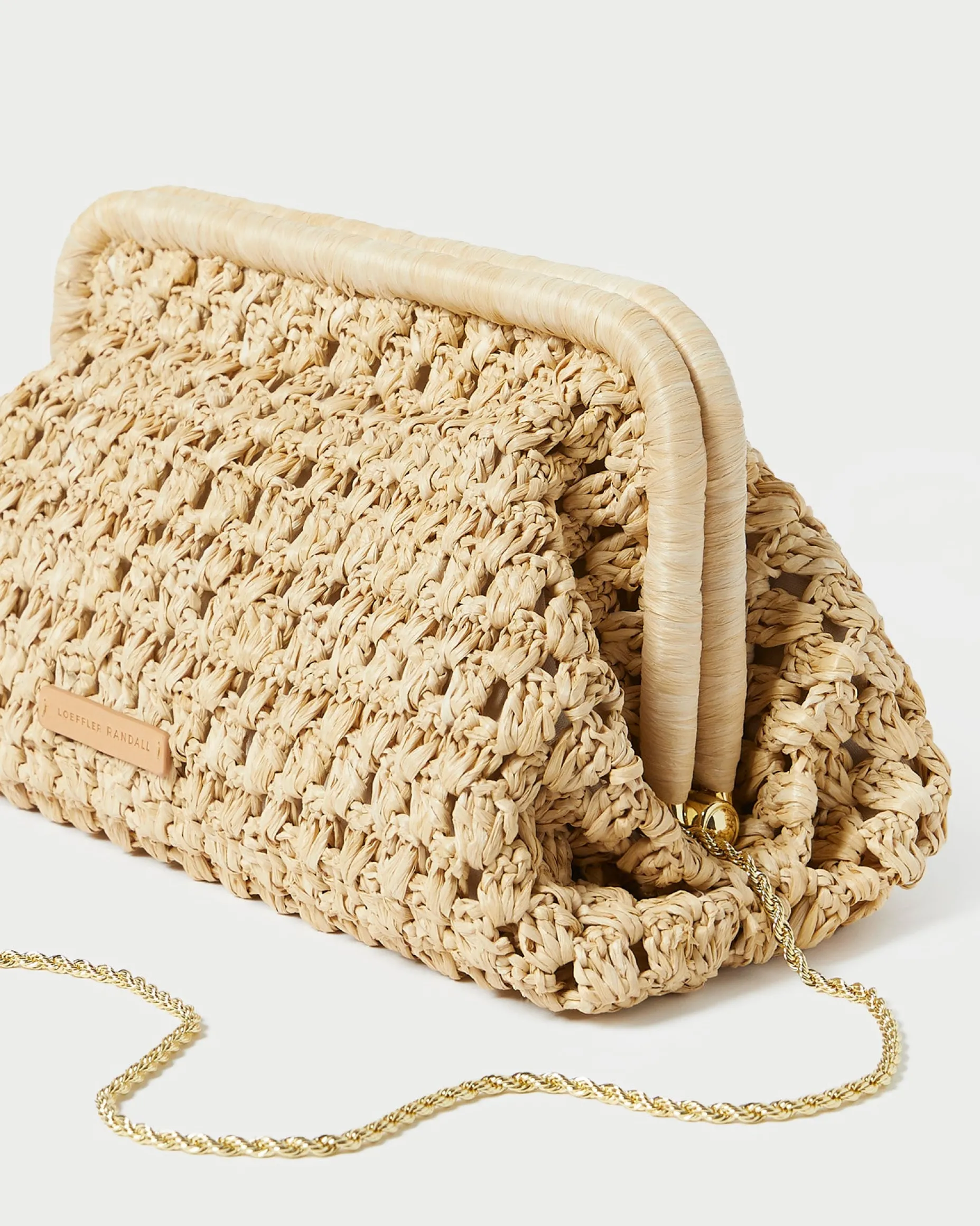 Trudie Natural Frame Clutch
