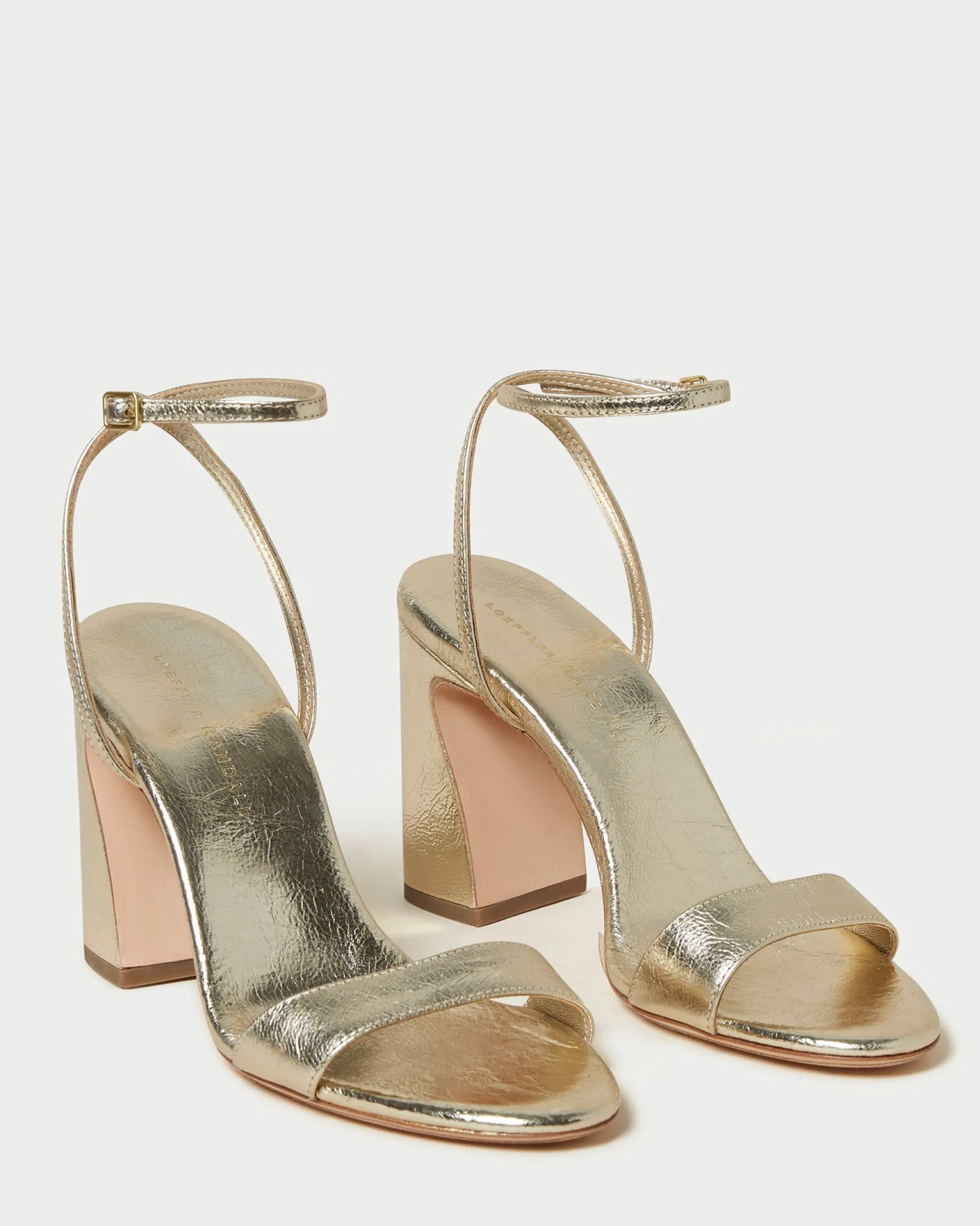 Malia Cream Curved-Heel Sandal