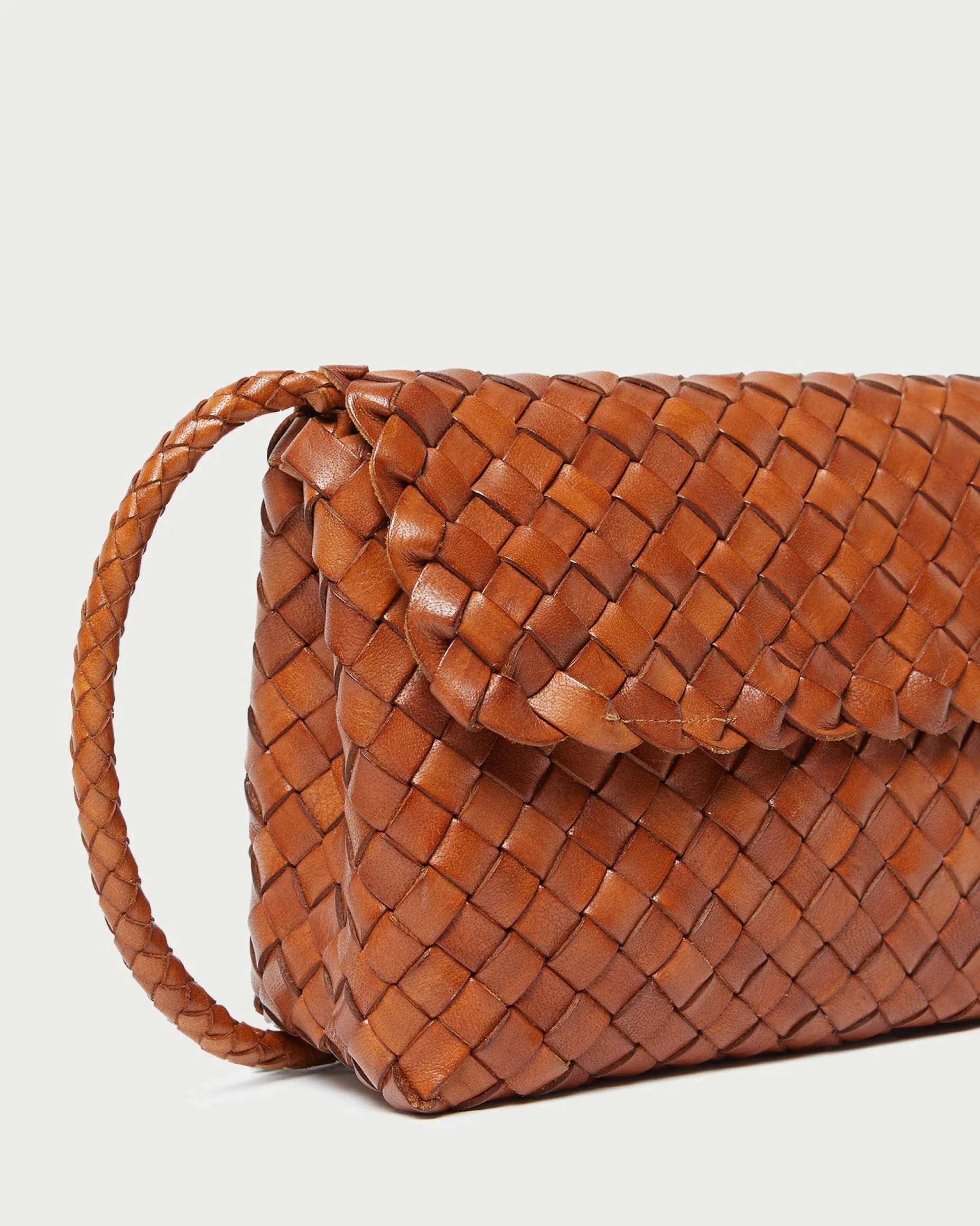 Billie Gold Leather Shoulder Bag