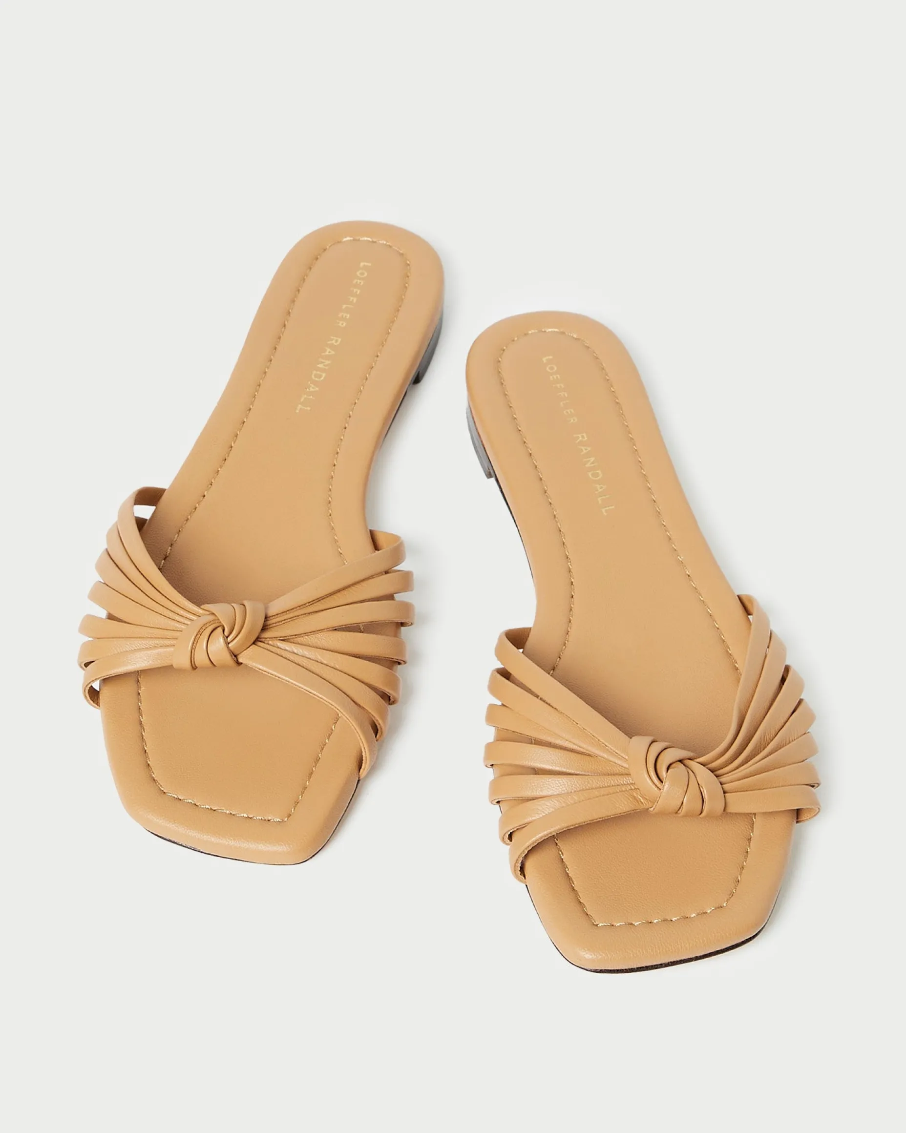 Izzie Dune Leather Knot Sandal