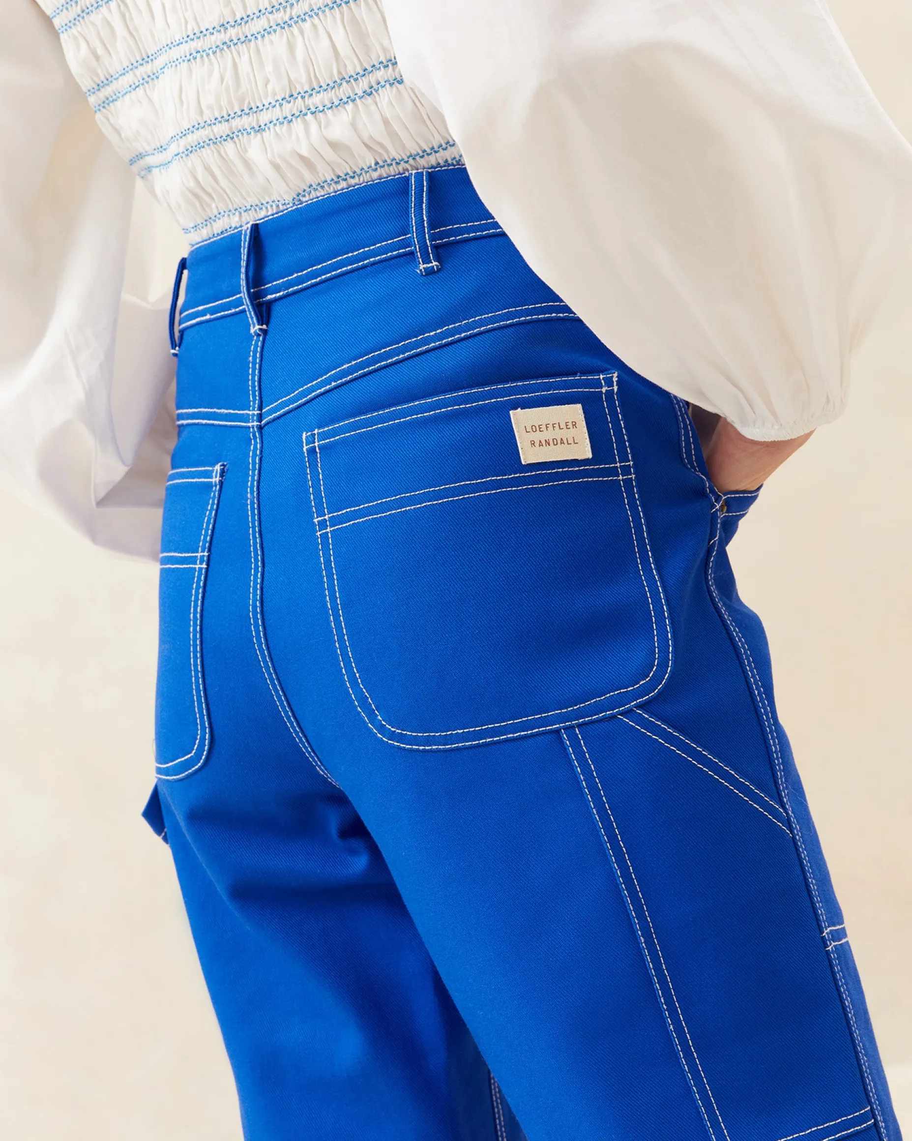 Molly Blue Denim Carpenter Pant