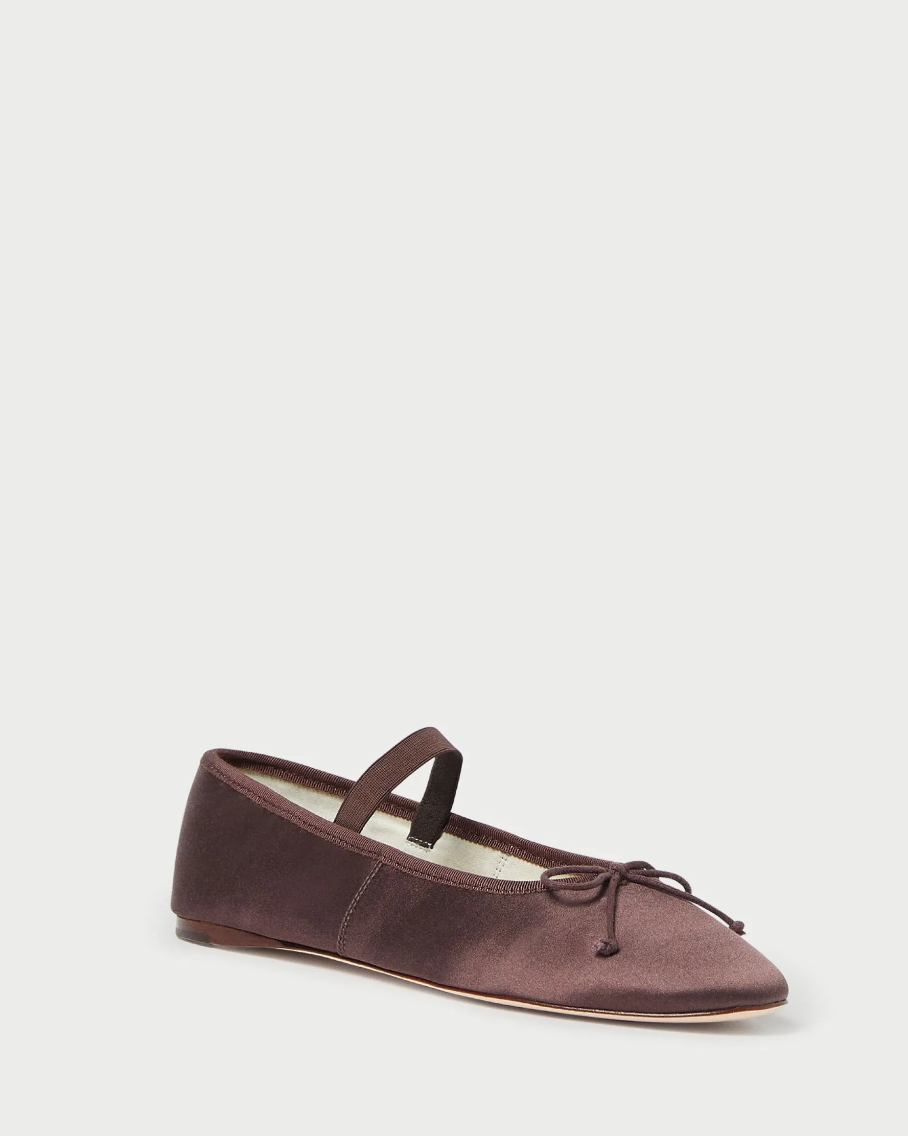 Leonie Chocolate Leather Ballet Flat
