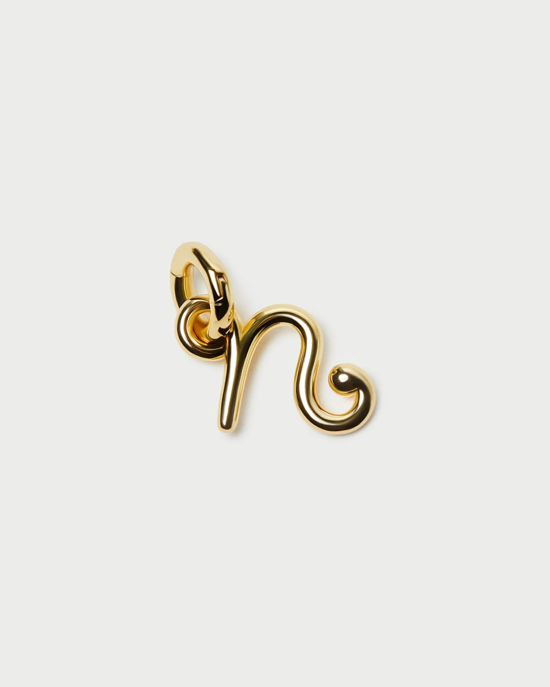 Small Gold Letter "B" Charm