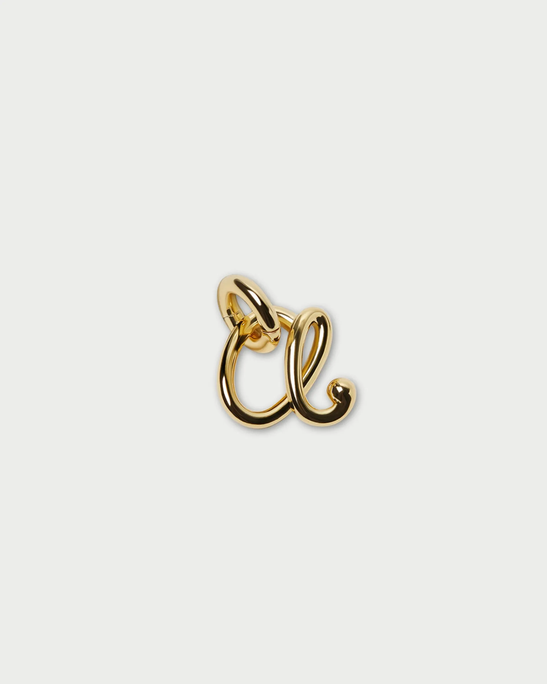 Small Gold Letter "B" Charm