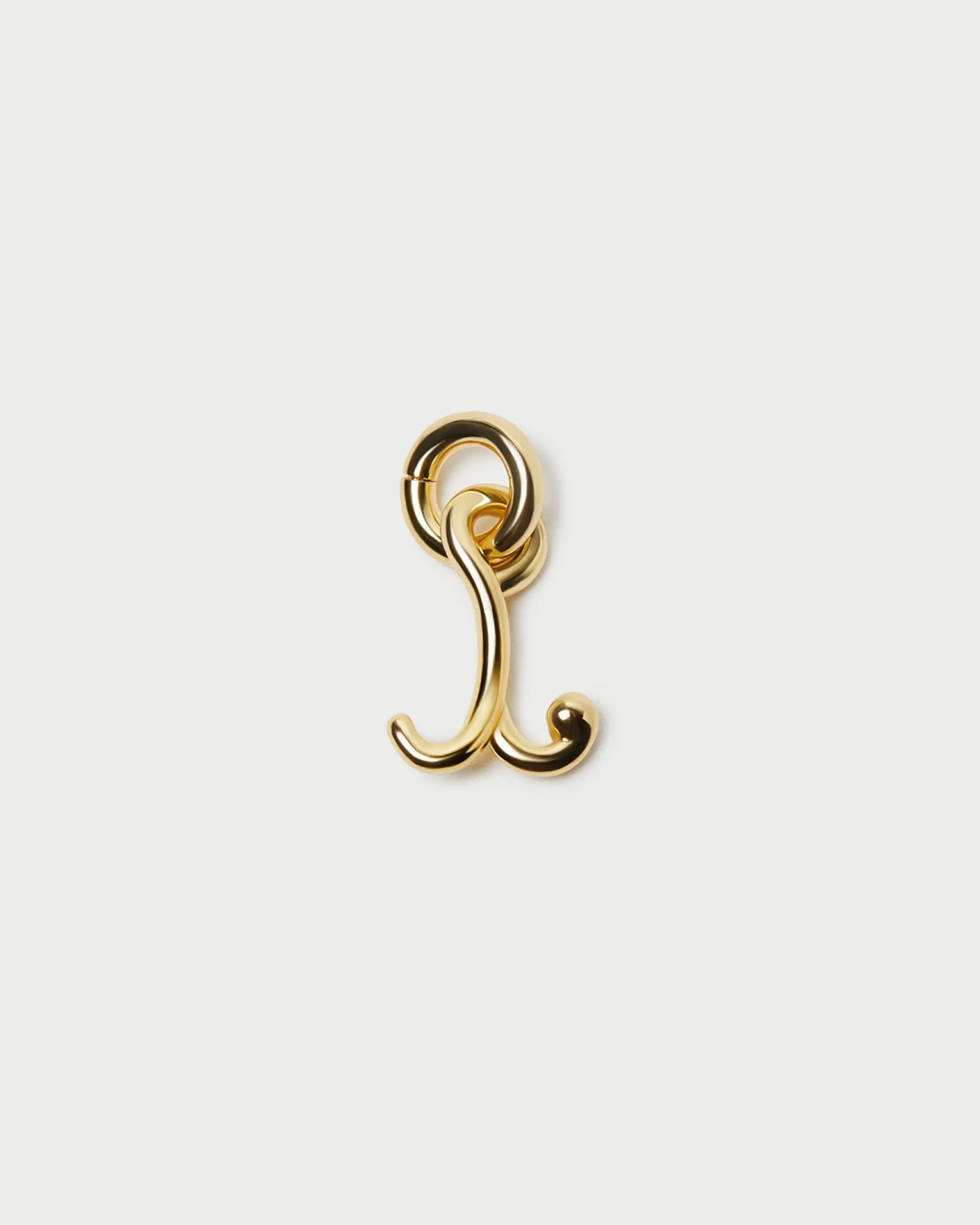 Small Gold Letter "B" Charm