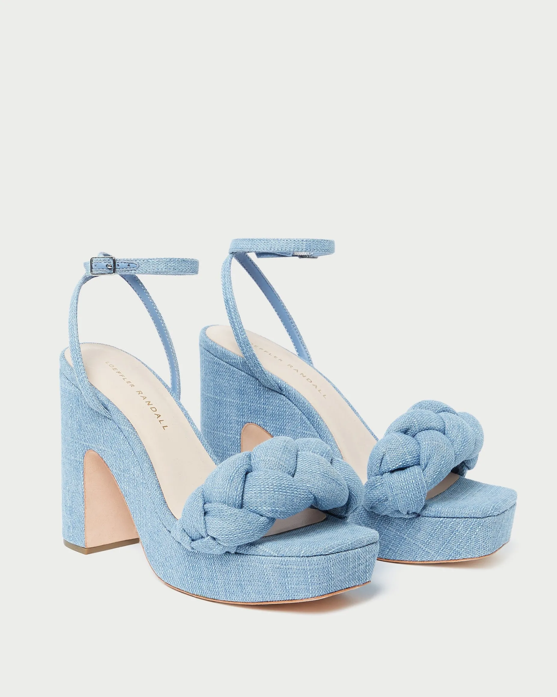 Fae Blue Denim Platform Heel