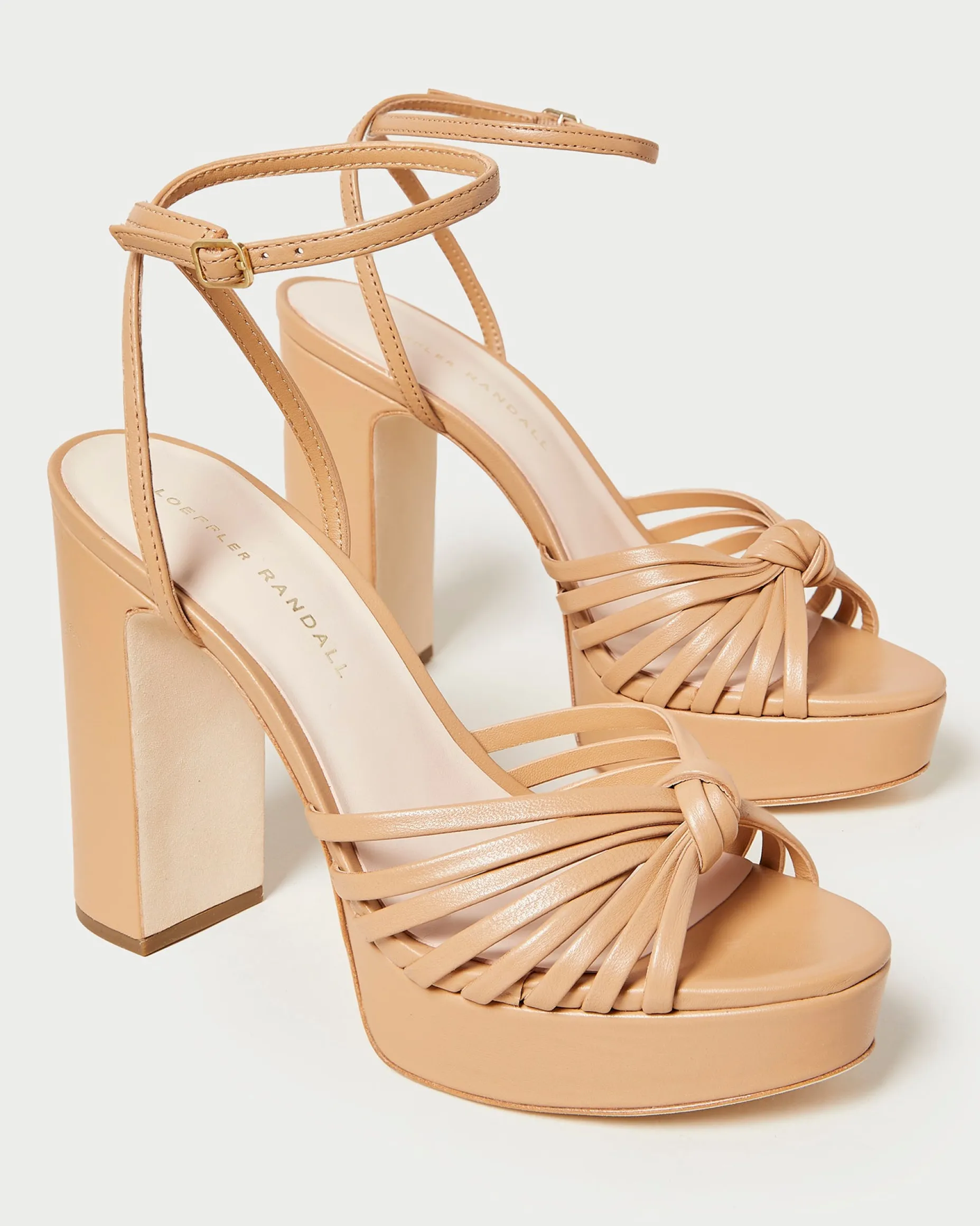 Rivka Champagne Knot Platform Sandal