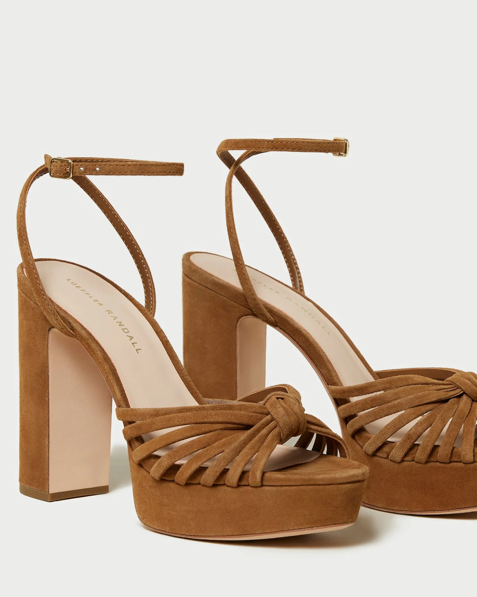 Rivka Champagne Knot Platform Sandal