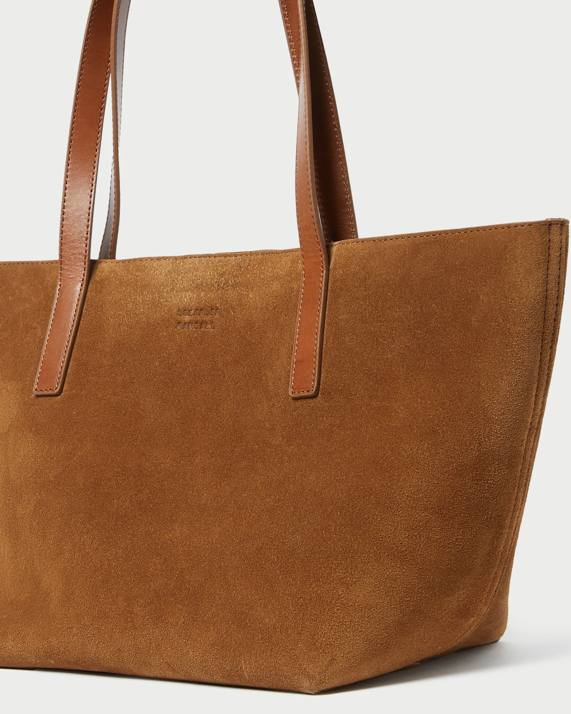 Easton Cacao Suede Medium Tote