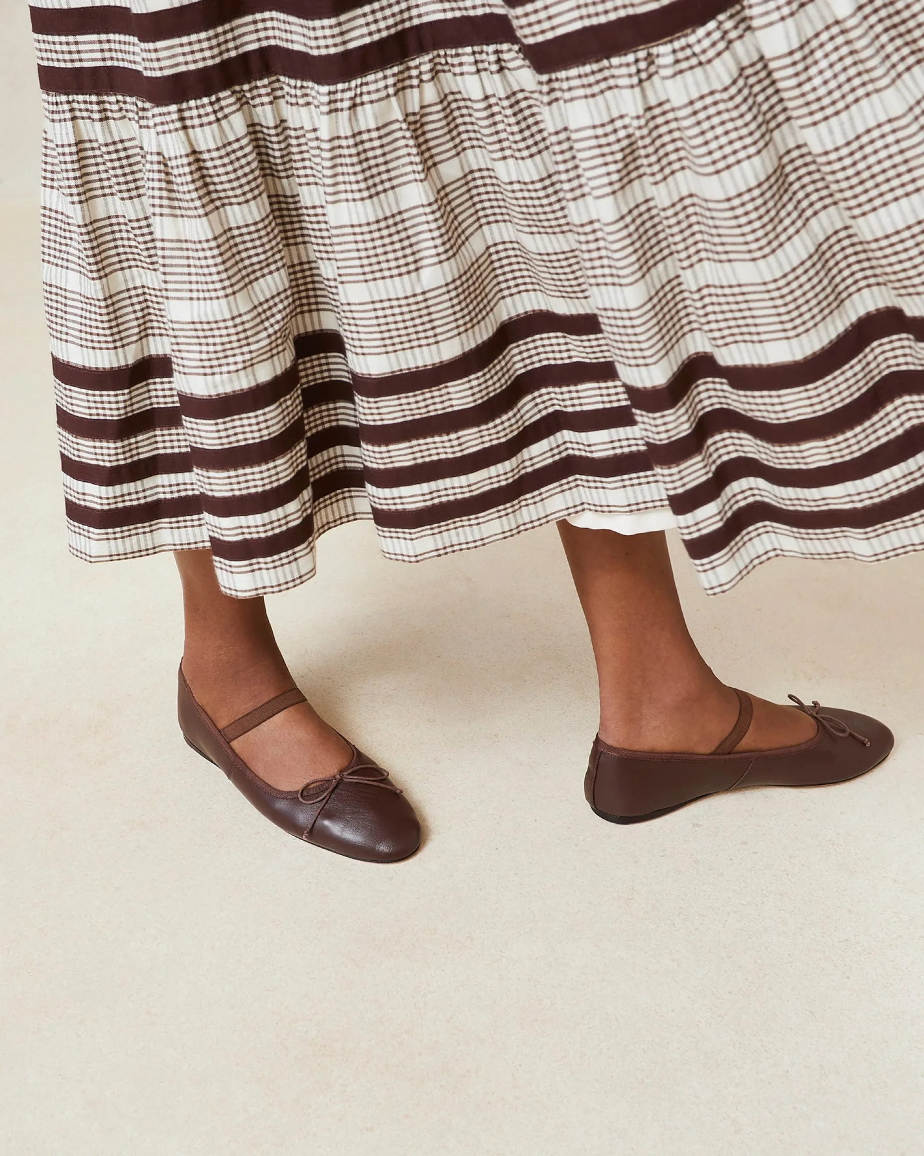 Leonie Seafoam/Crystal Ballet Flat