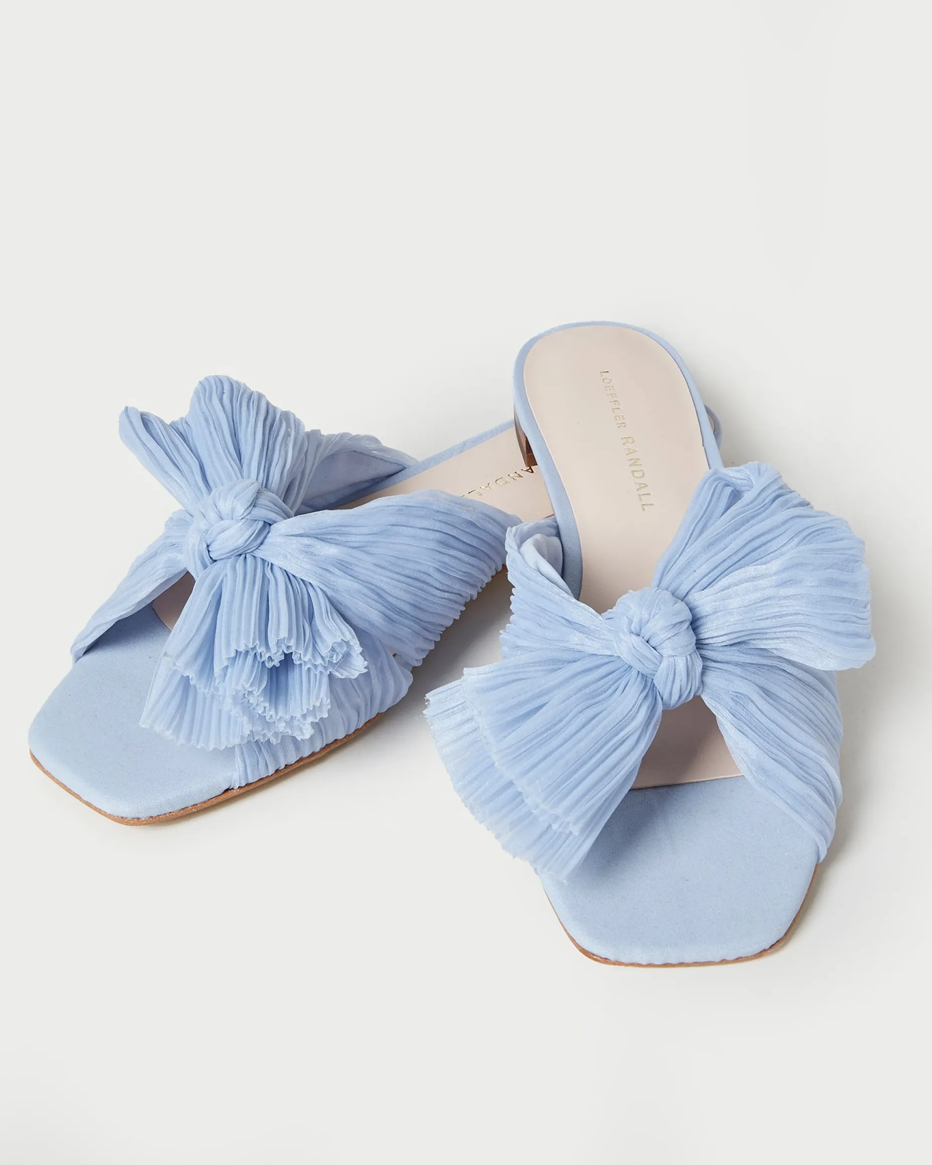Daphne Champagne Bow Slide