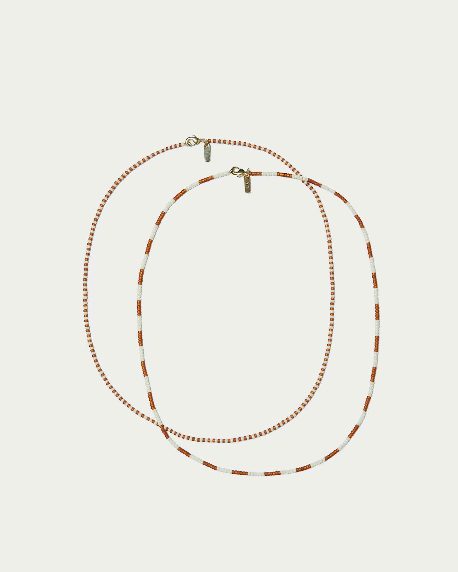 Soo Amber/Cream Necklace Set