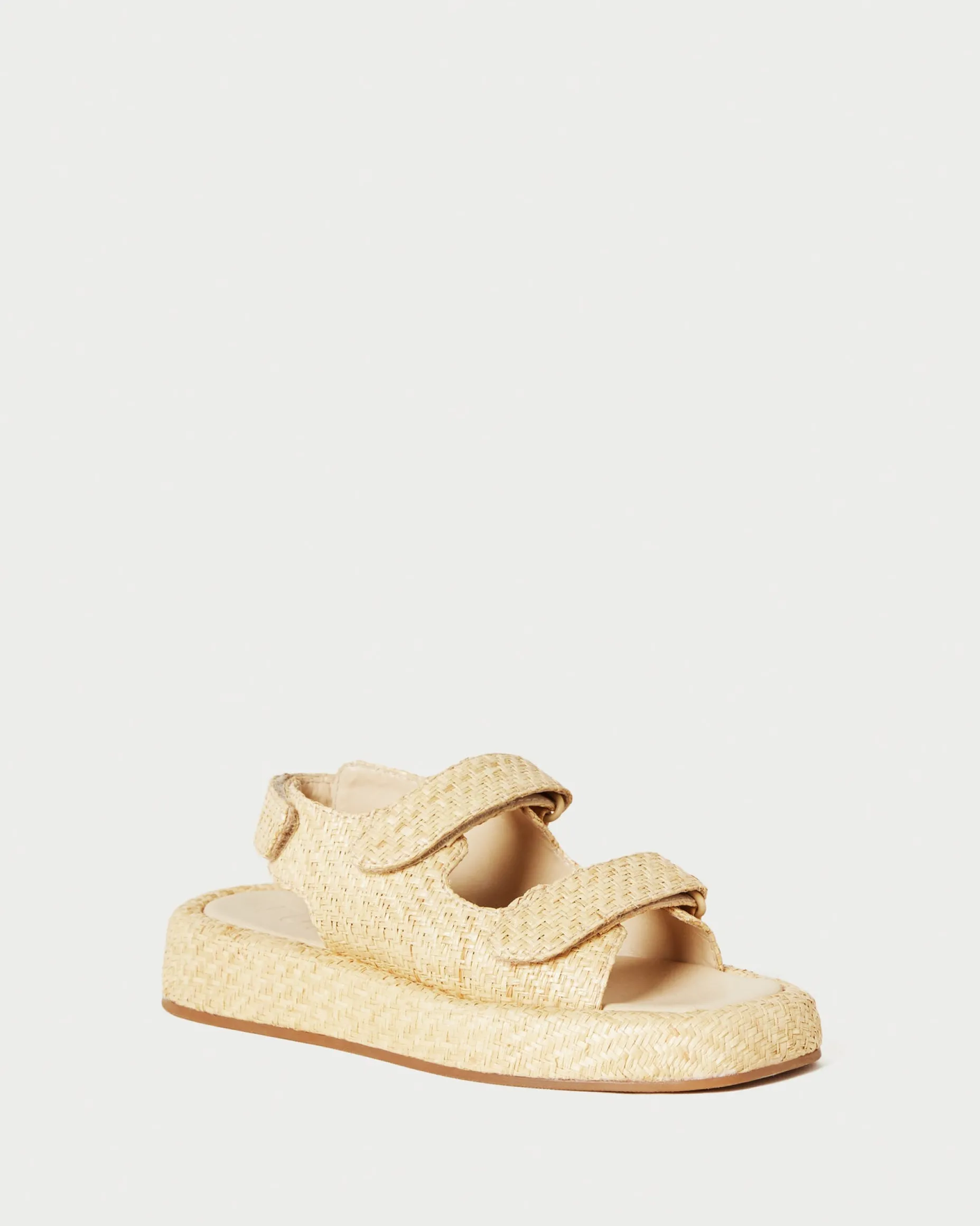 Blaise Natural Raffia Platform Sandal