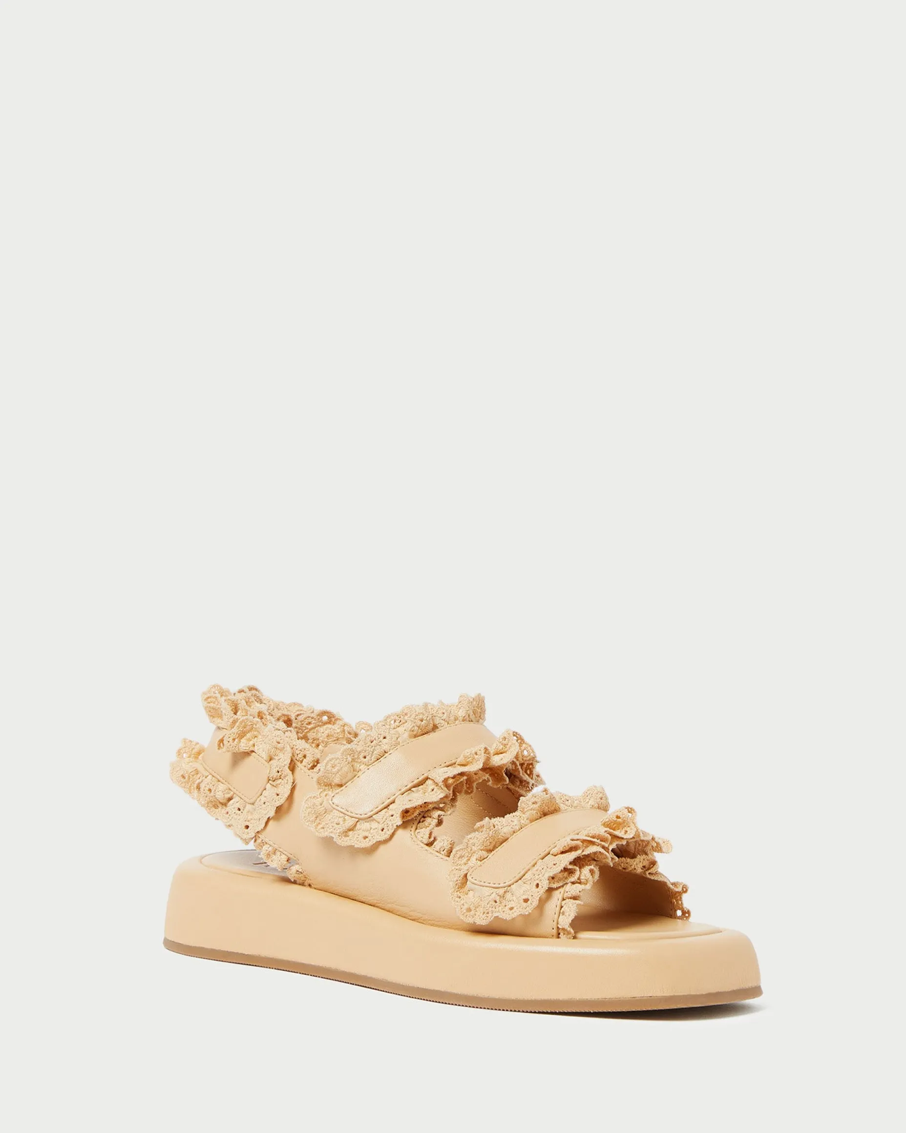 Blaise Natural Raffia Platform Sandal