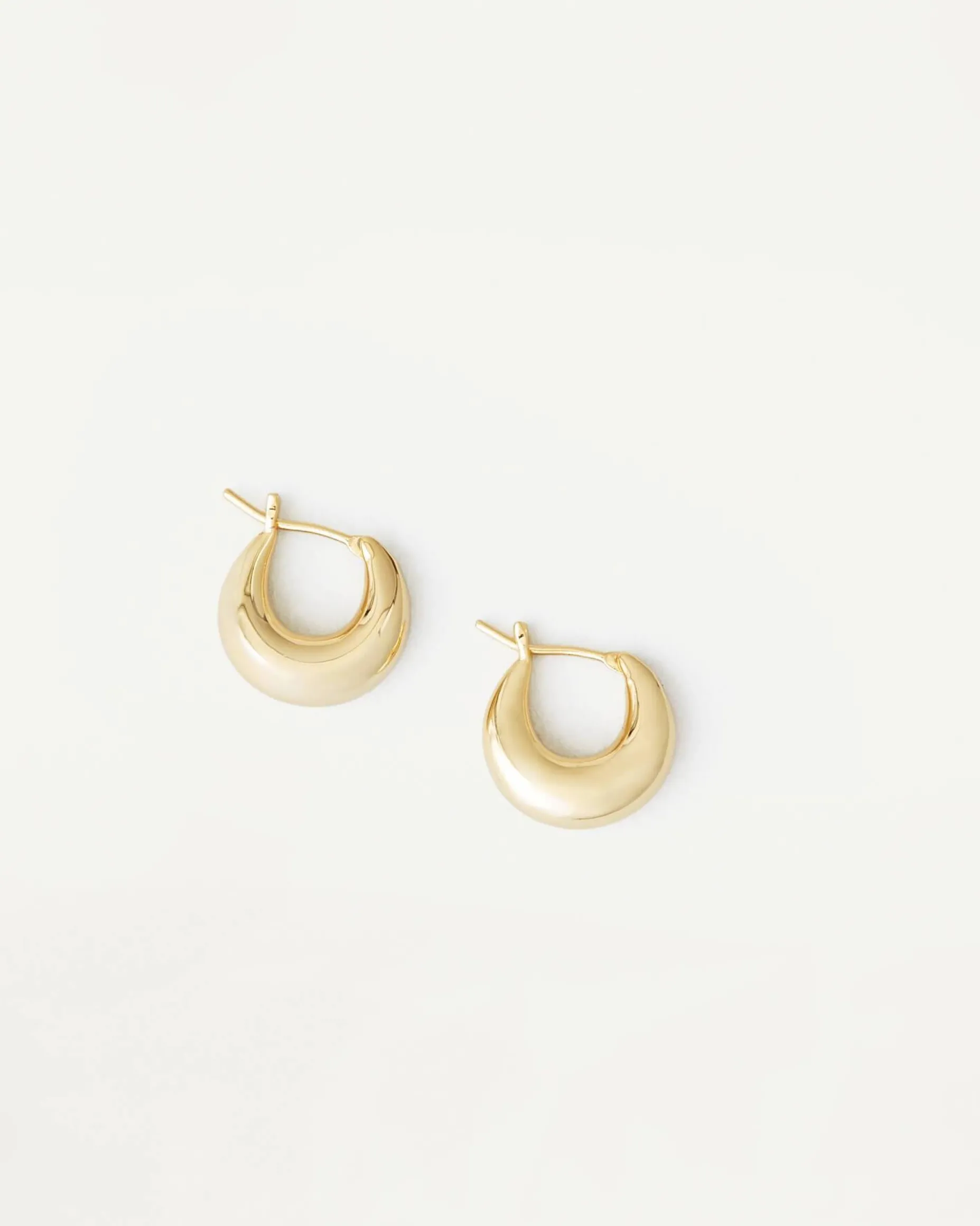 Adeline Gold Mini Dome Hoop Earring
