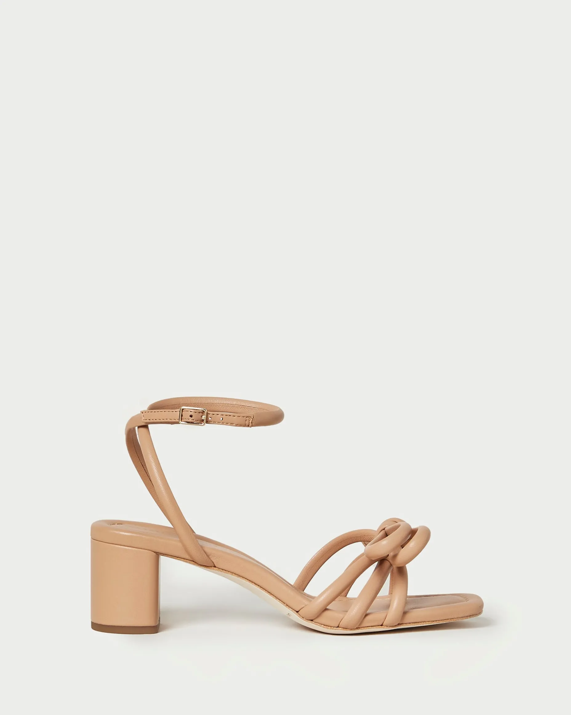 Mikel Dune Bow Mid-Heel Sandal