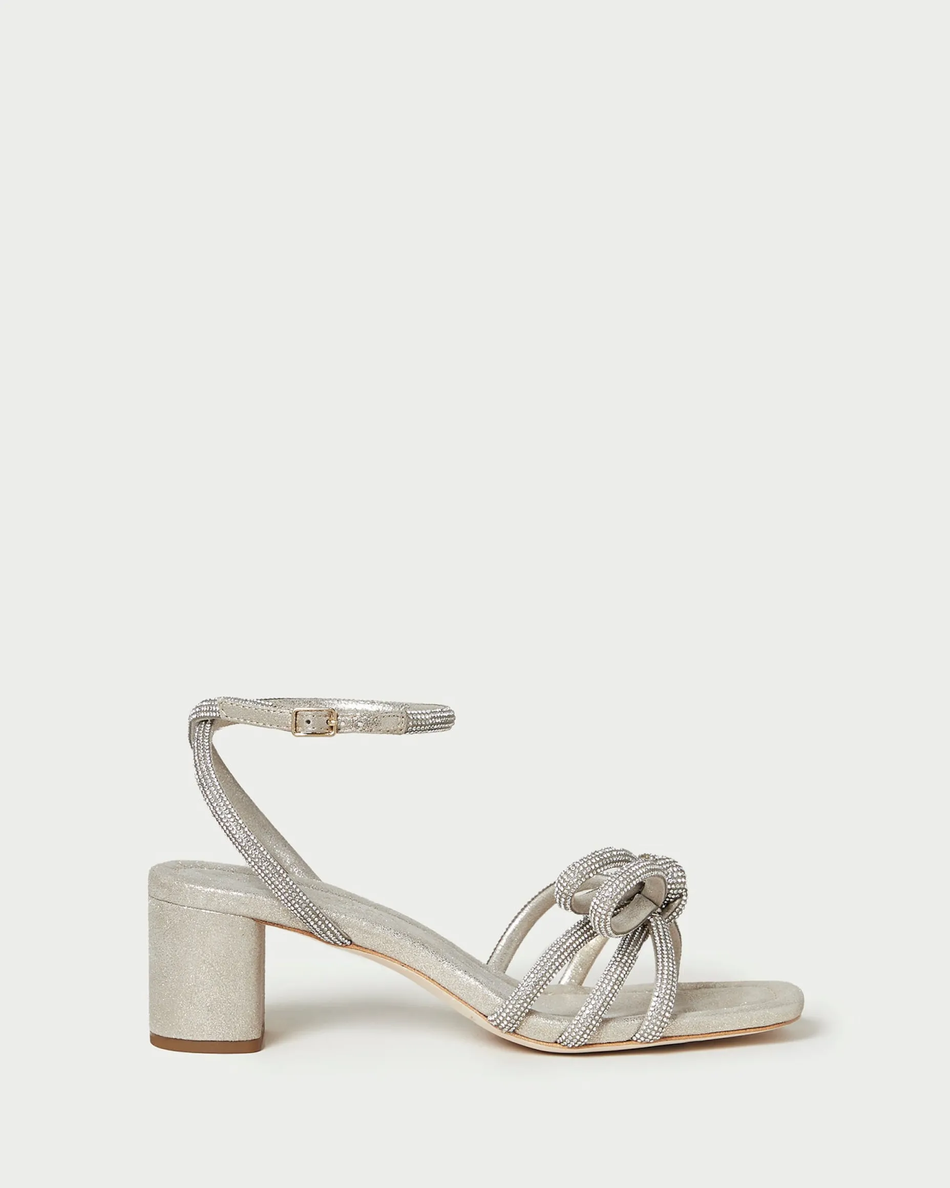 Mikel Dune Bow Mid-Heel Sandal