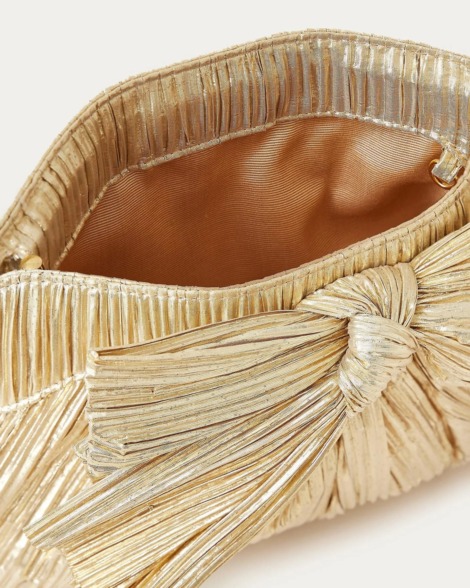 Rayne Natural Bow Clutch