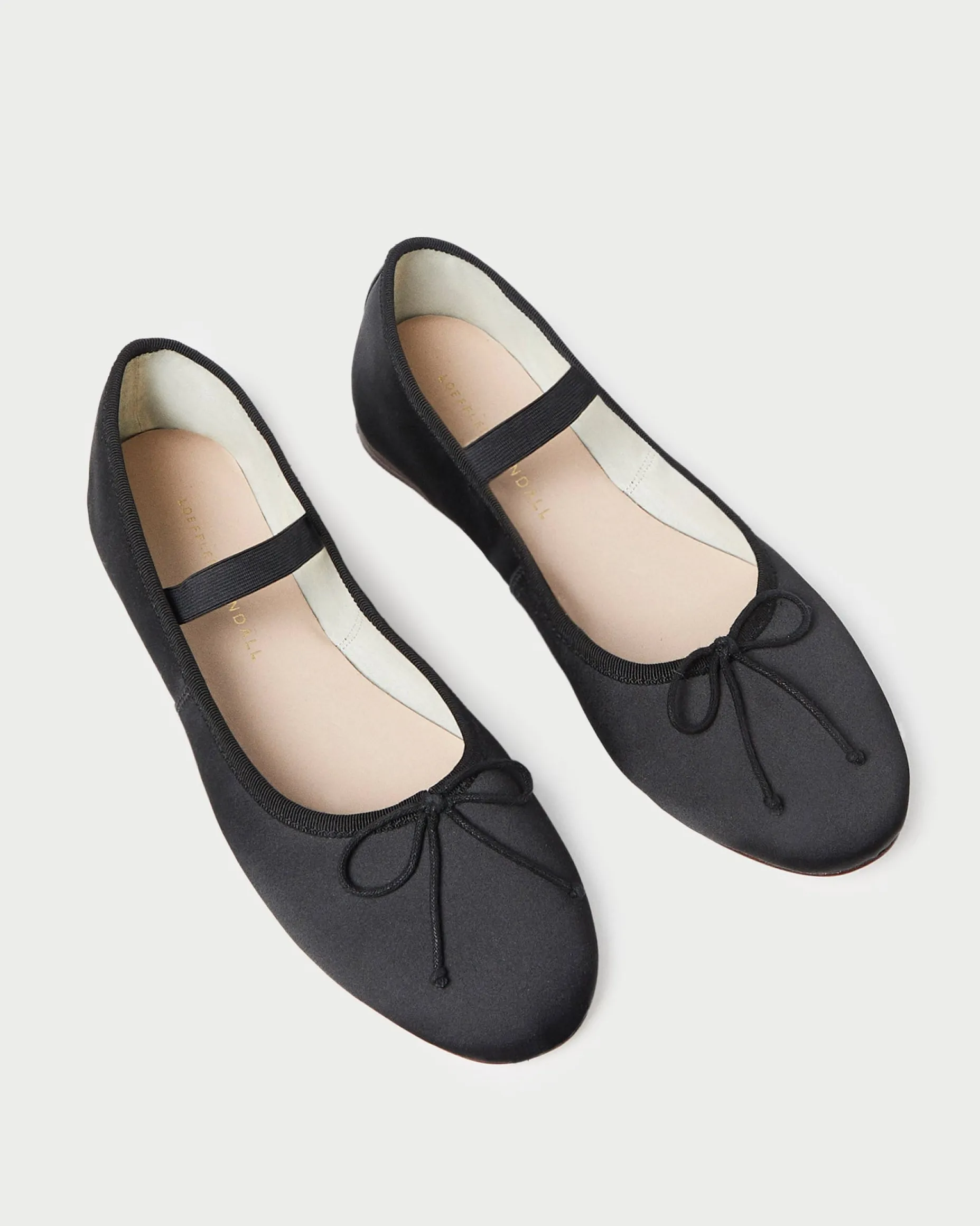 Leonie Chocolate Satin Ballet Flat