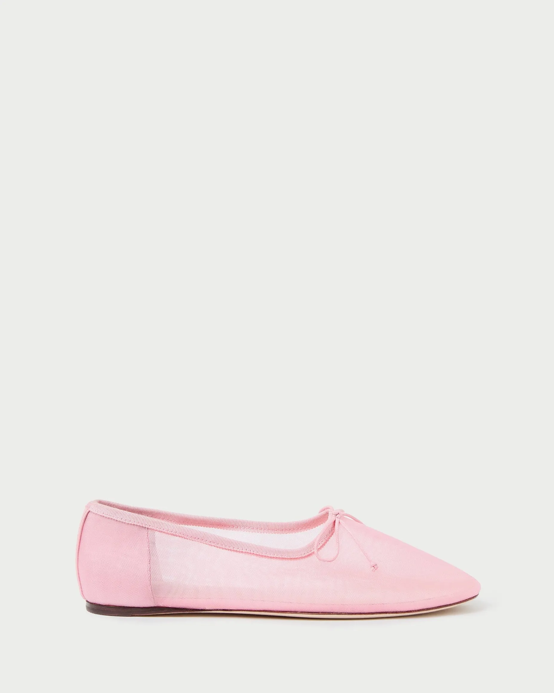 Landon Cream Satin Ballet Flat