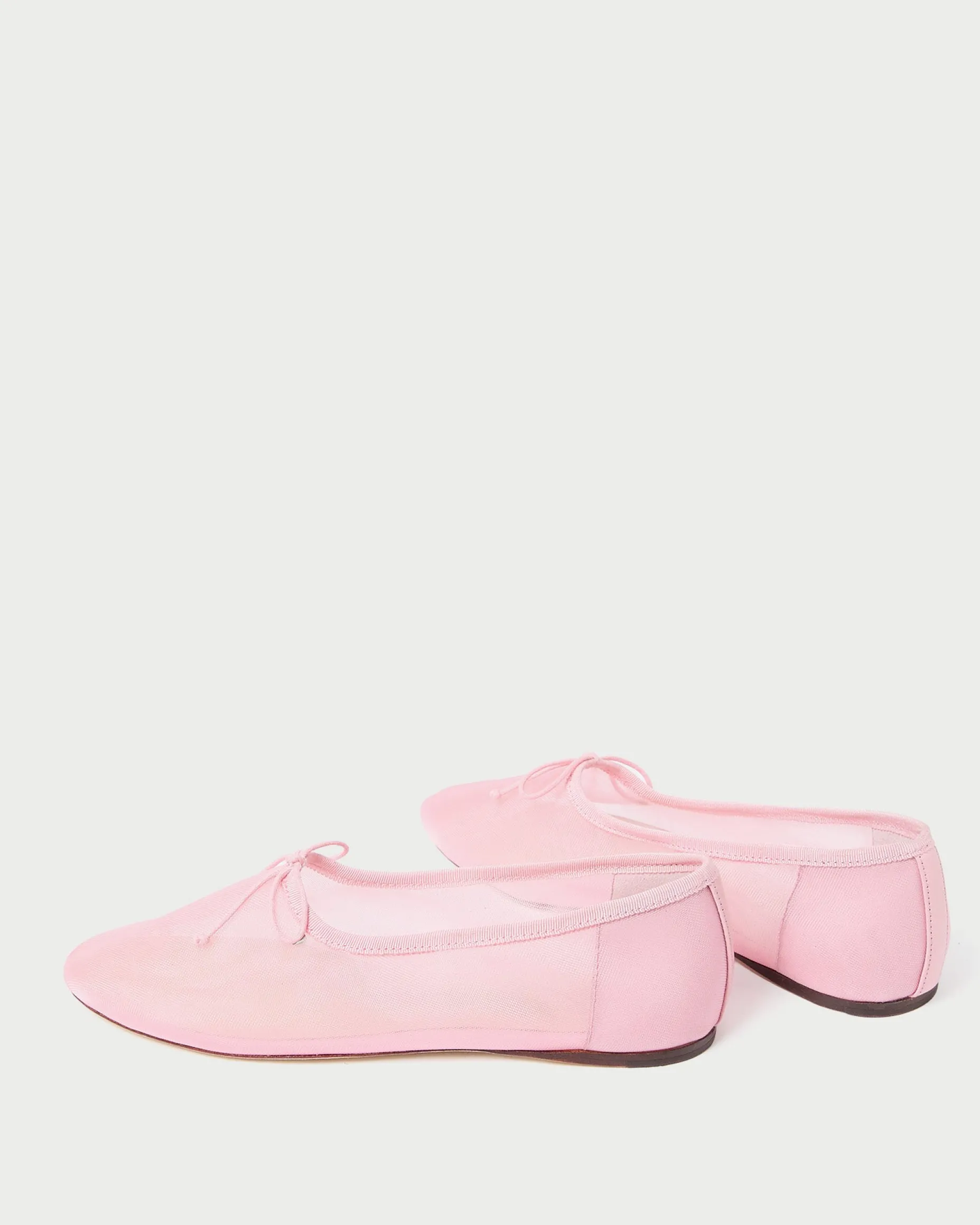 Landon Cream Satin Ballet Flat