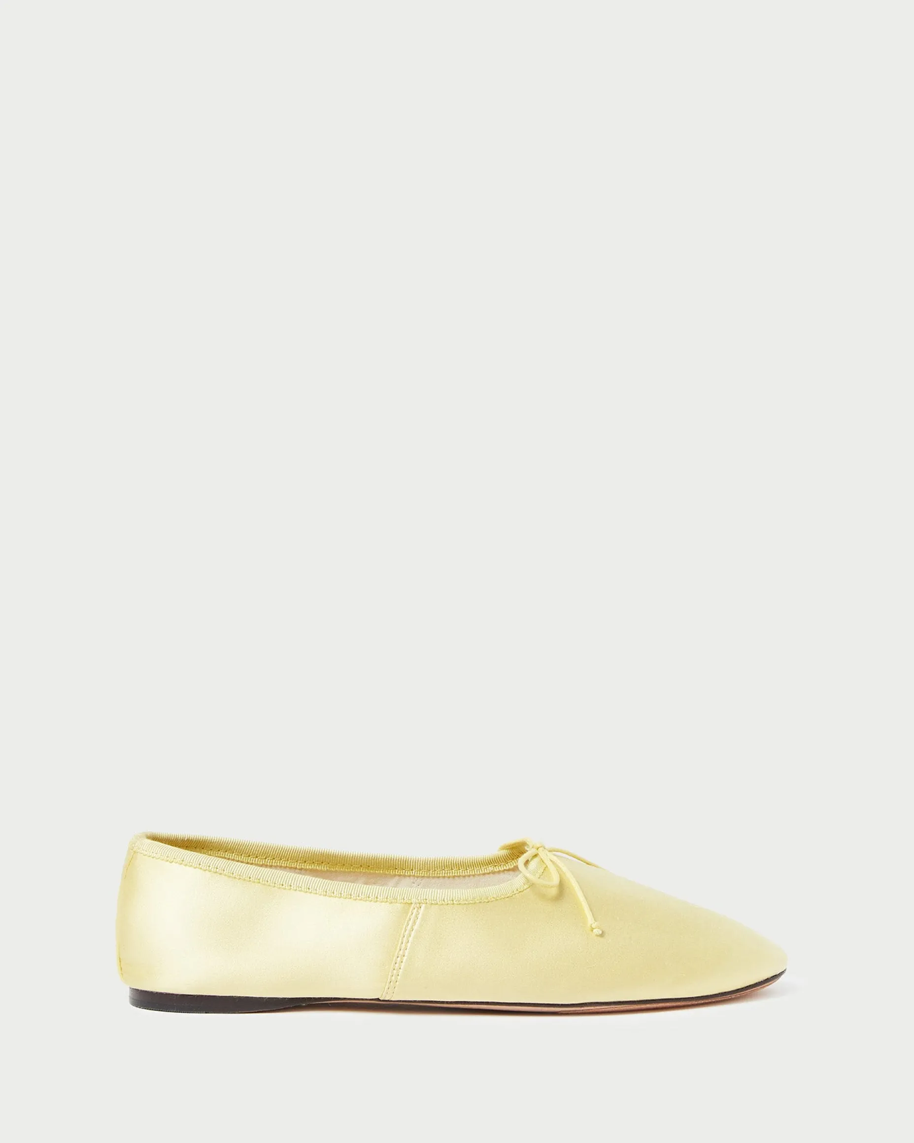 Landon Cream Satin Ballet Flat