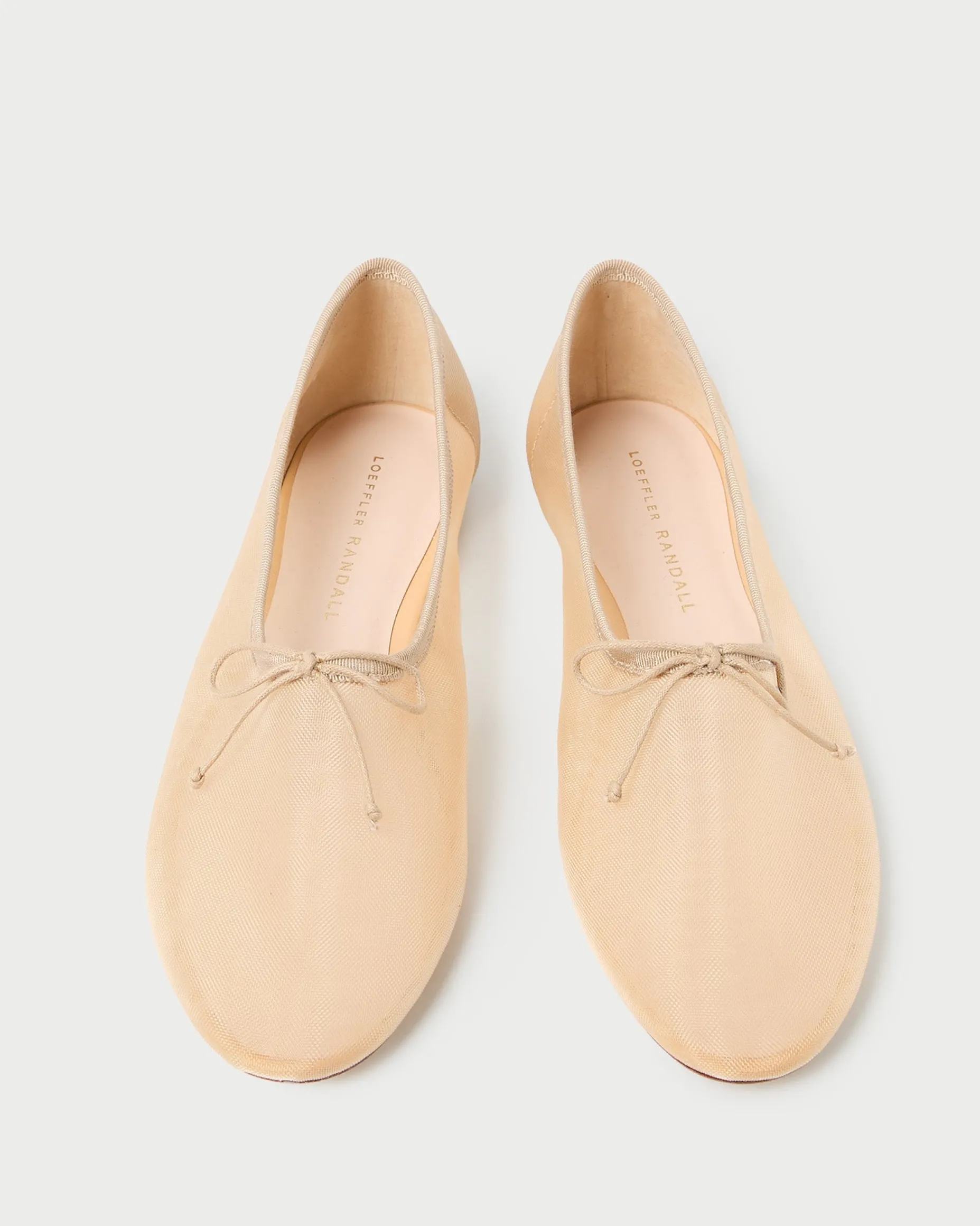 Landon Cream Satin Ballet Flat