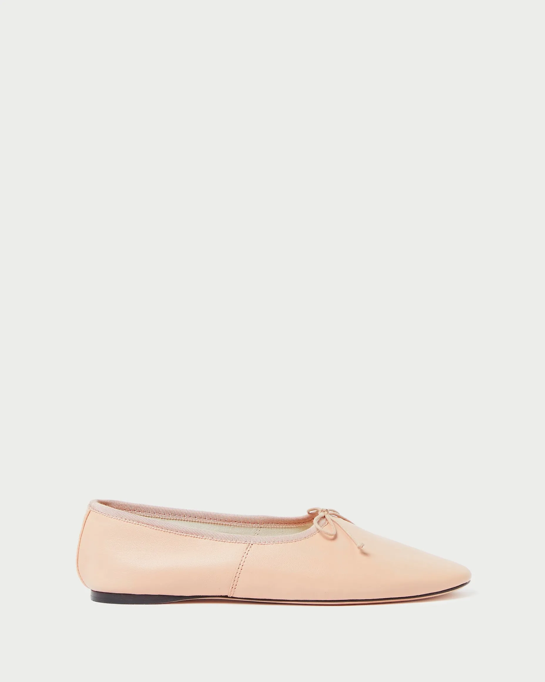 Landon Cream Satin Ballet Flat